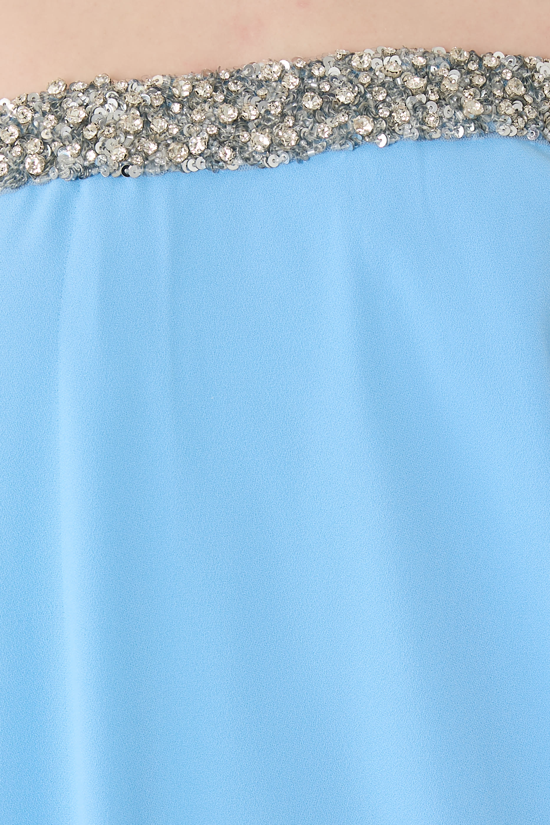 فسستان سهرة فلور بلا حمالات