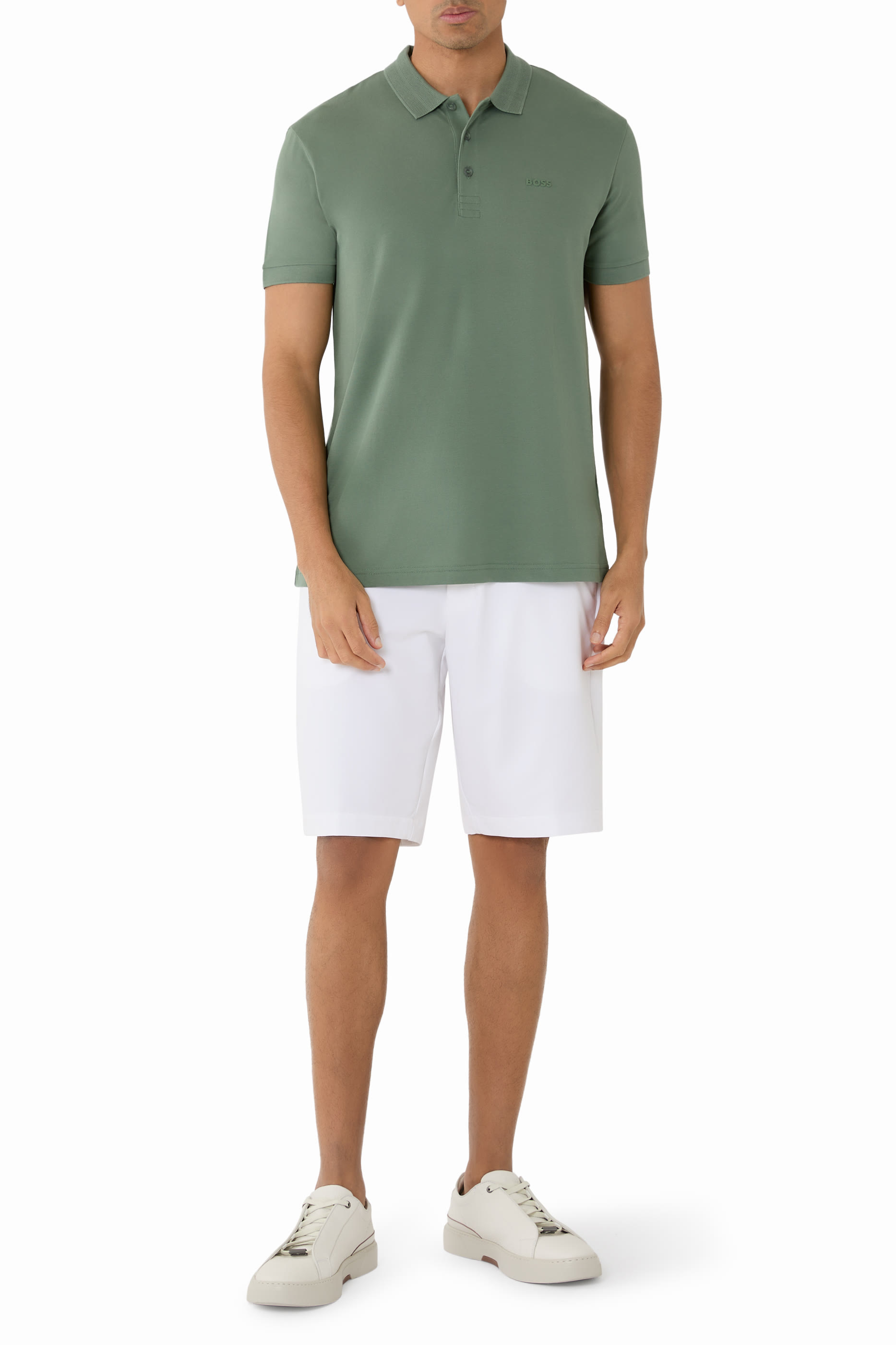 قميص بولو بأكمام قصيرة