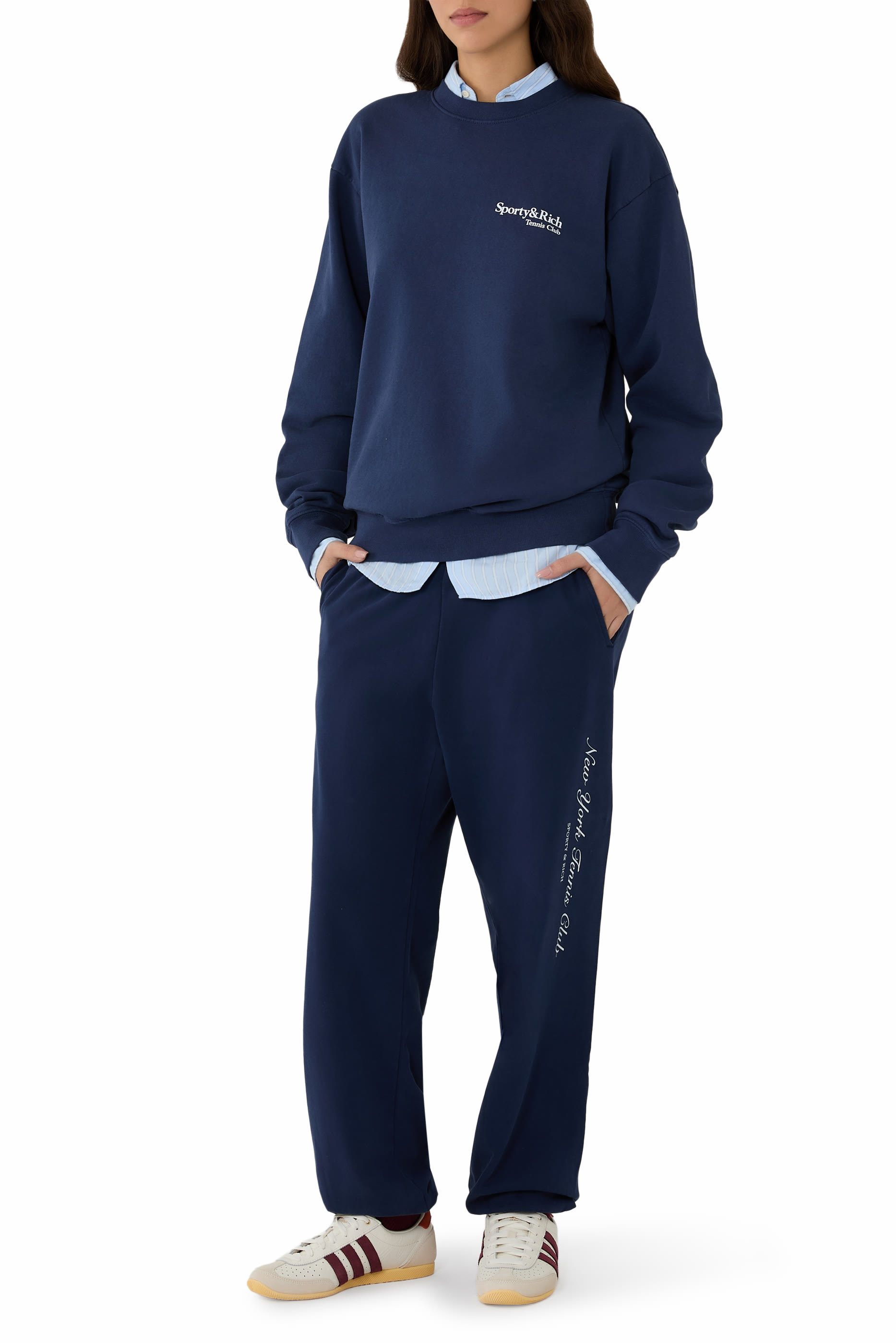 سويت شيرت بلاي تنس بياقة ضيقة