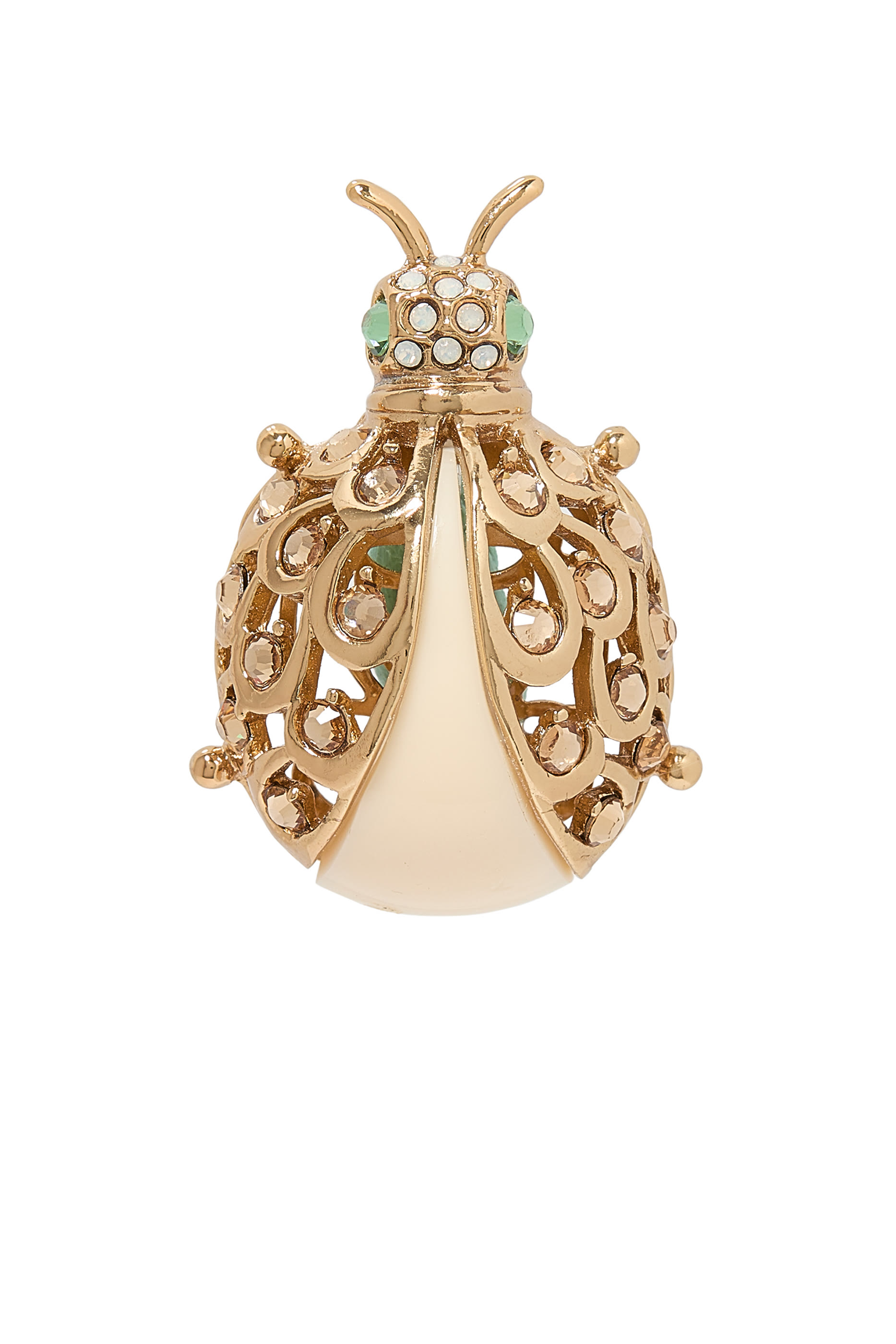 بروش كوكسينيل، نحاس مطلي بالذهب