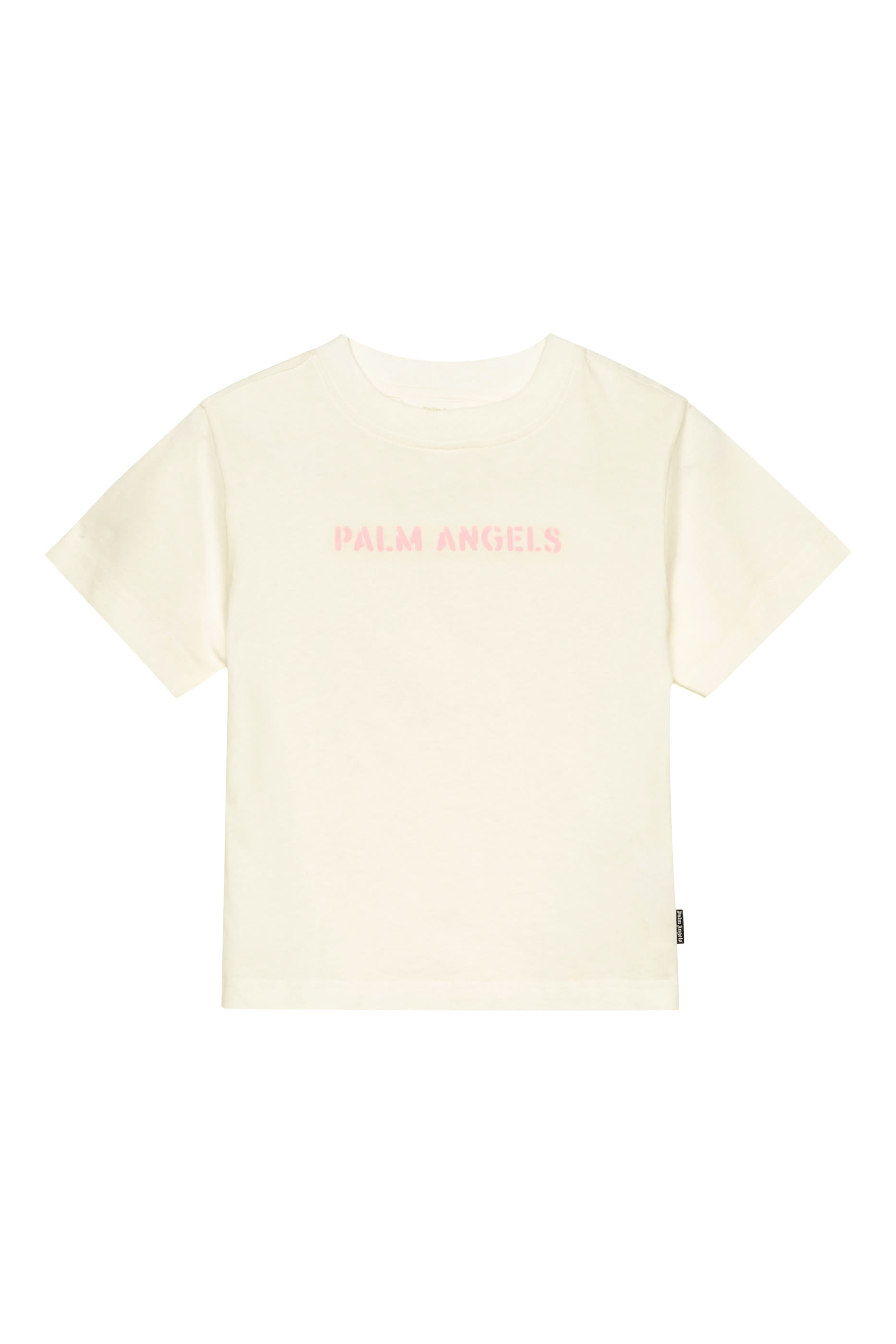 تيشيرت بملصق شعار الماركة للأطفال