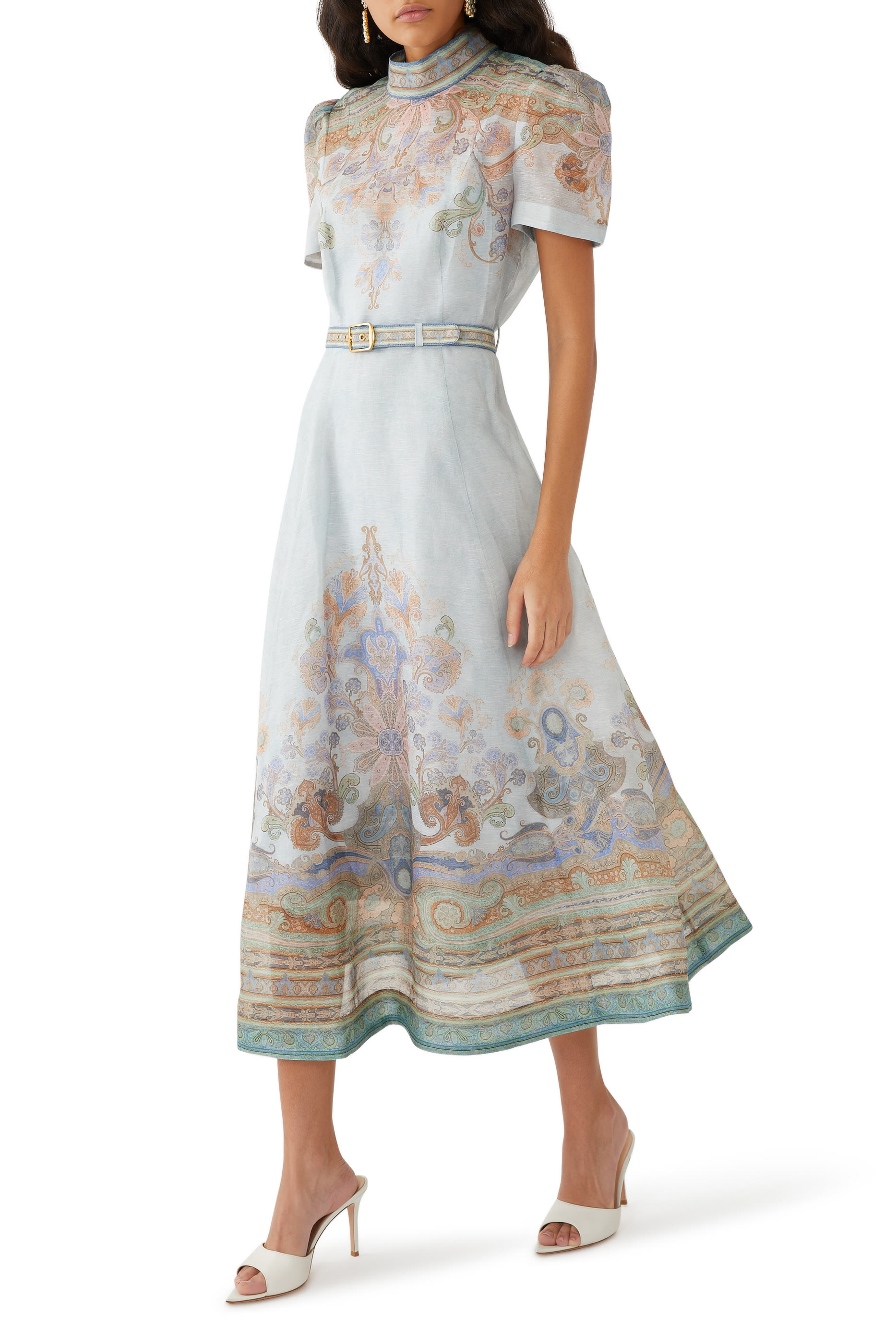 فستان إيدين متوسط الطول