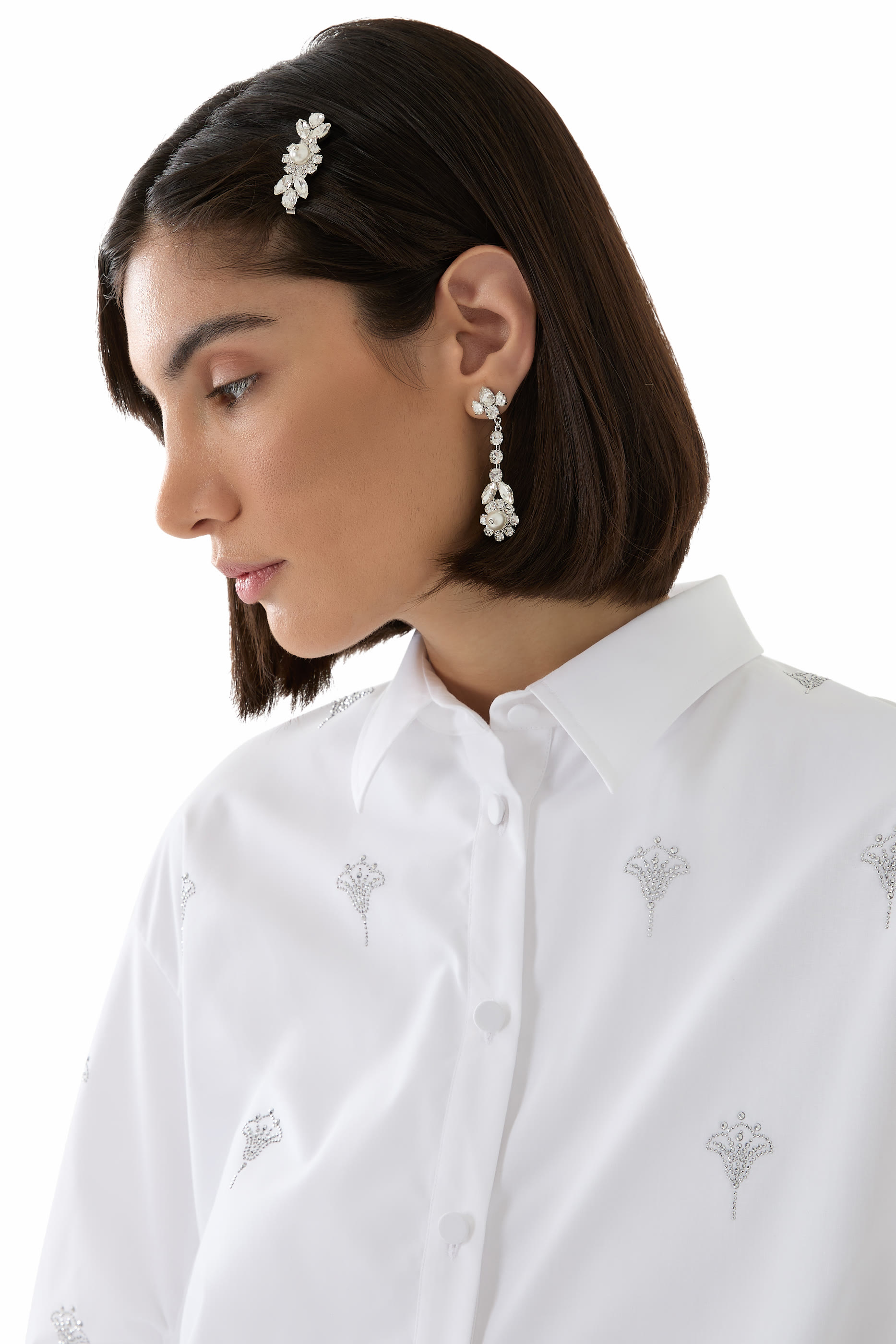 مشبك شعر صغير بتصميم زهرة ديزي