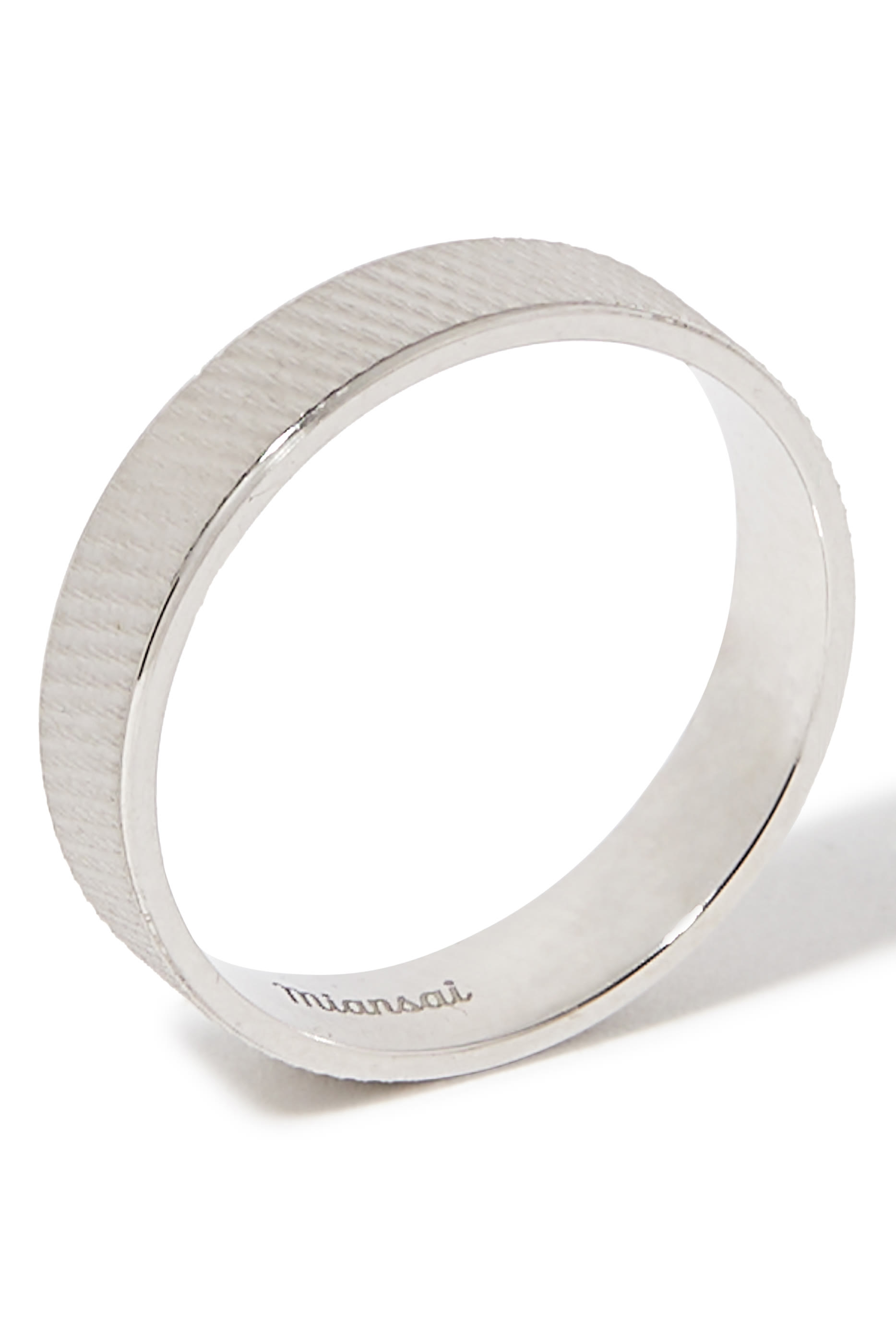 خاتم ريكس، فضة إسترلينية مطلية بالروديوم