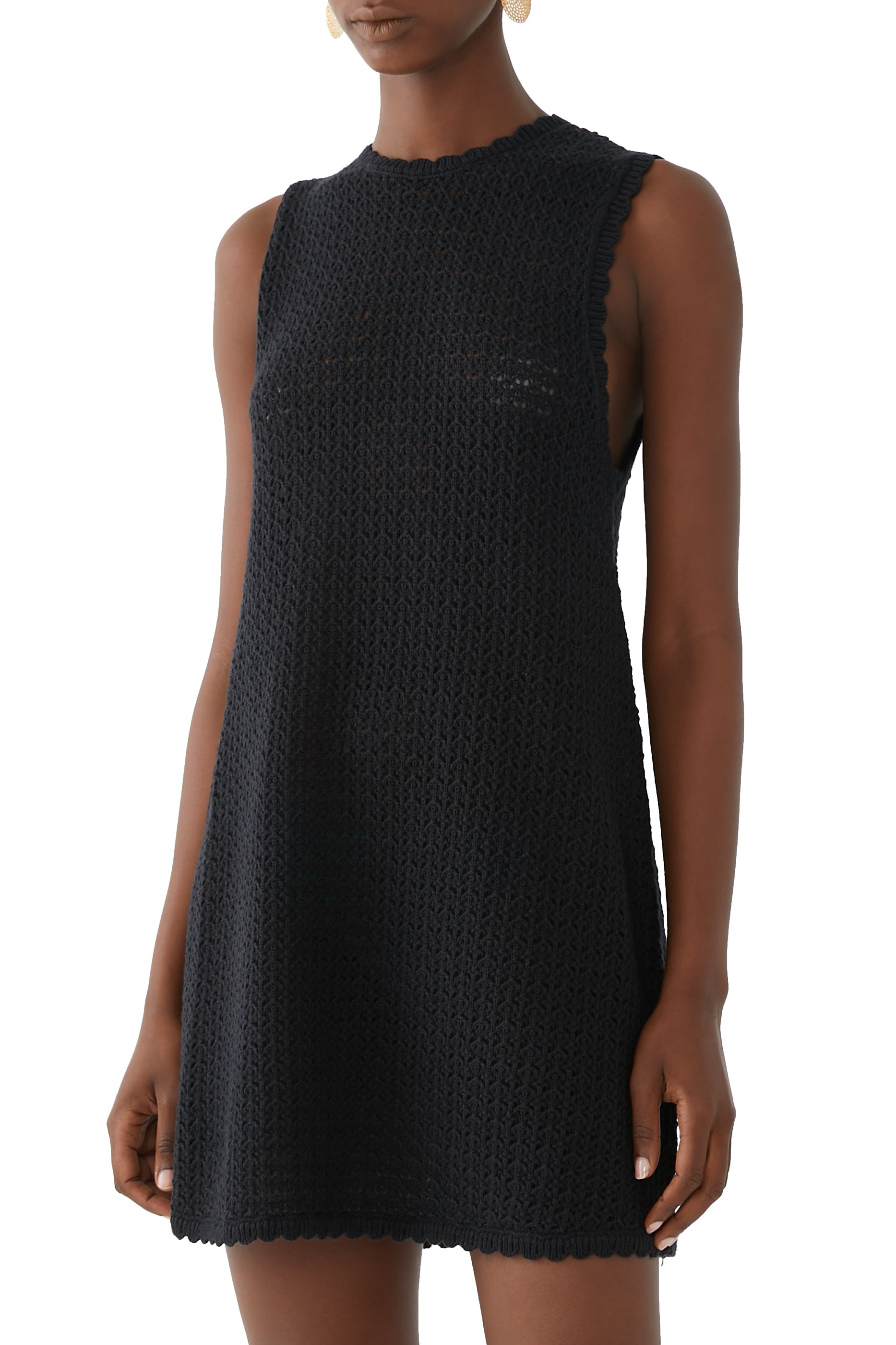 فستان بوينتيل شيفت بقصة قصيرة