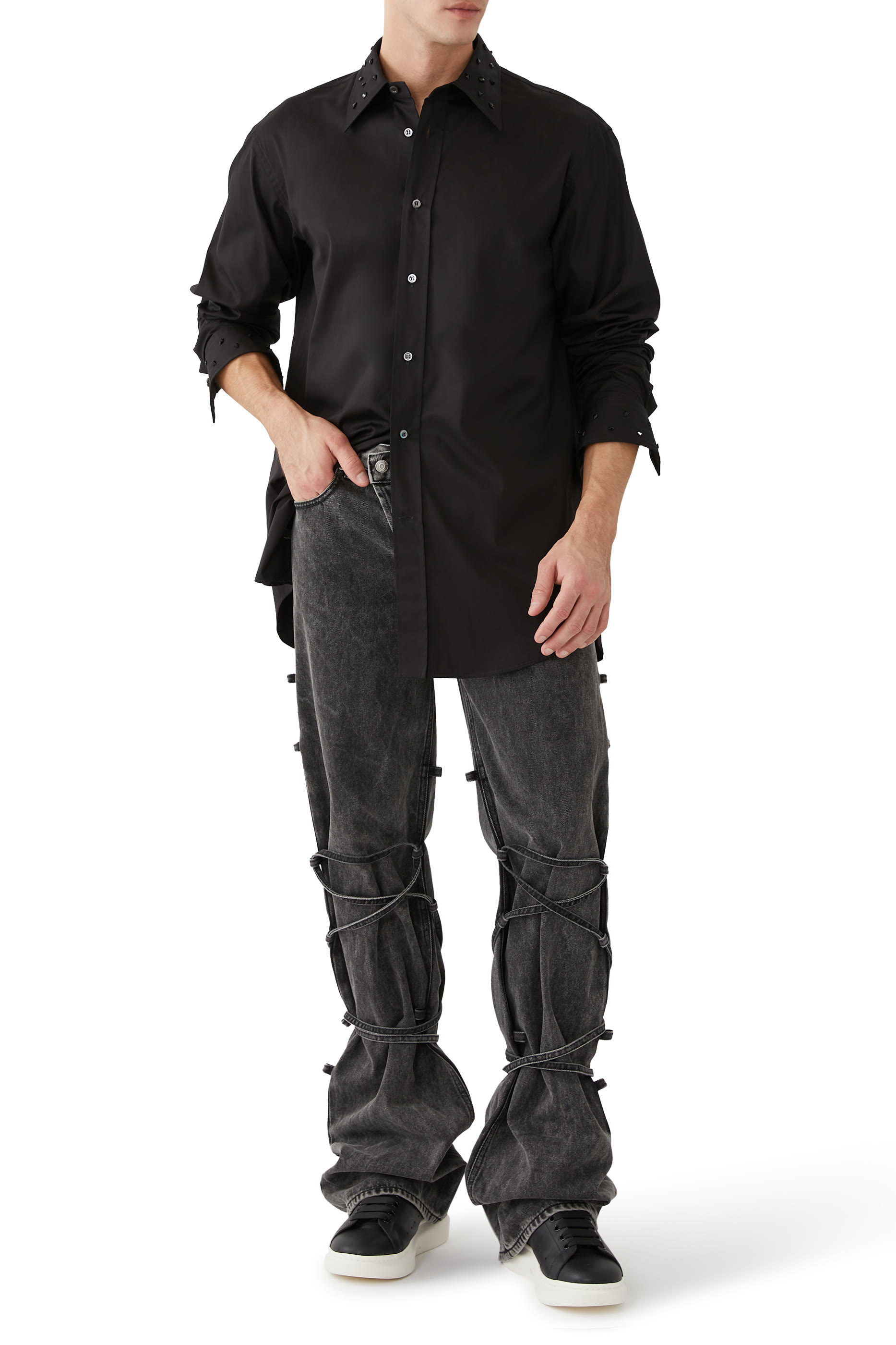 قميص كلاسيكي مطرز