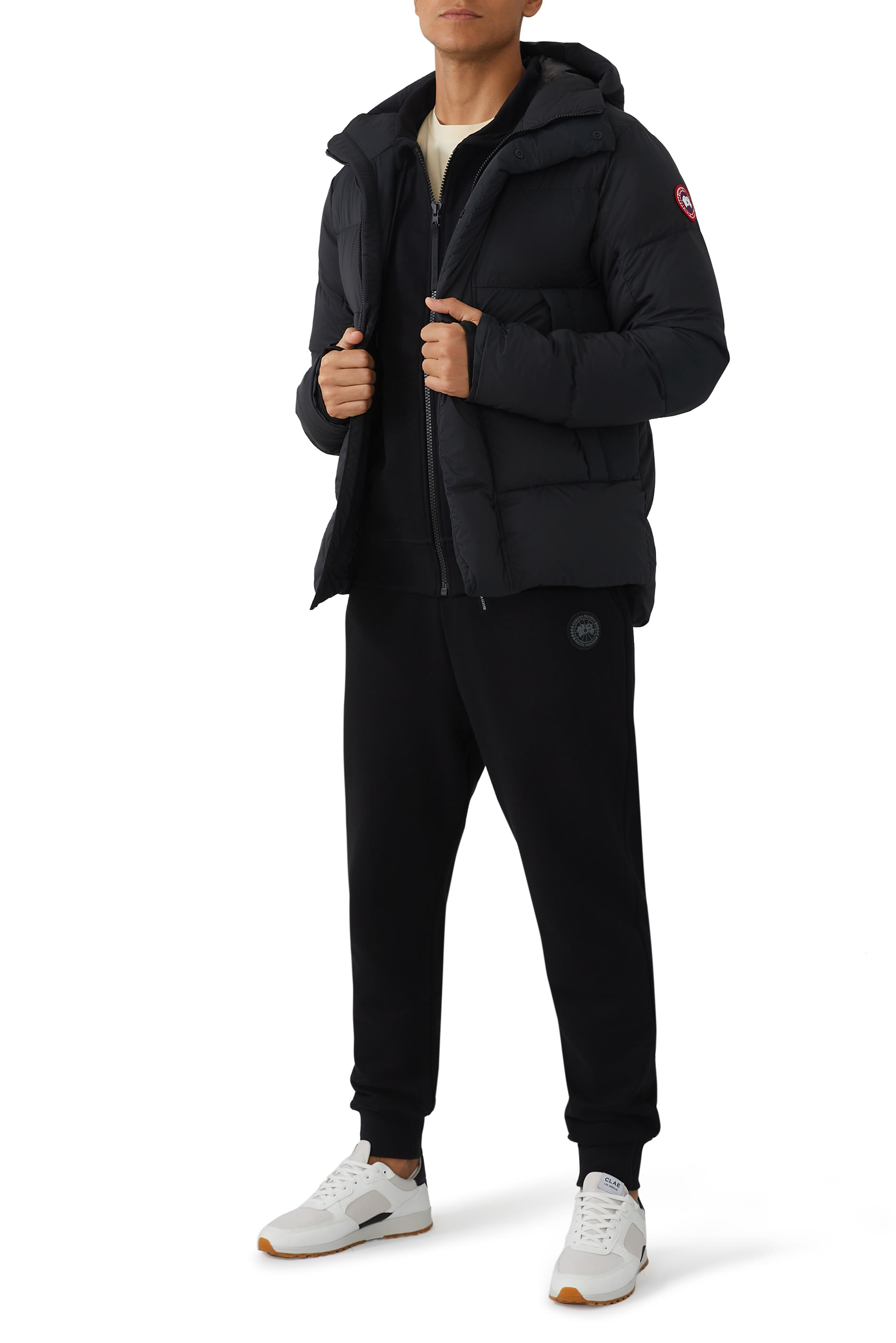 جاكيت أرمسترونغ منفوخ بغطاء رأس