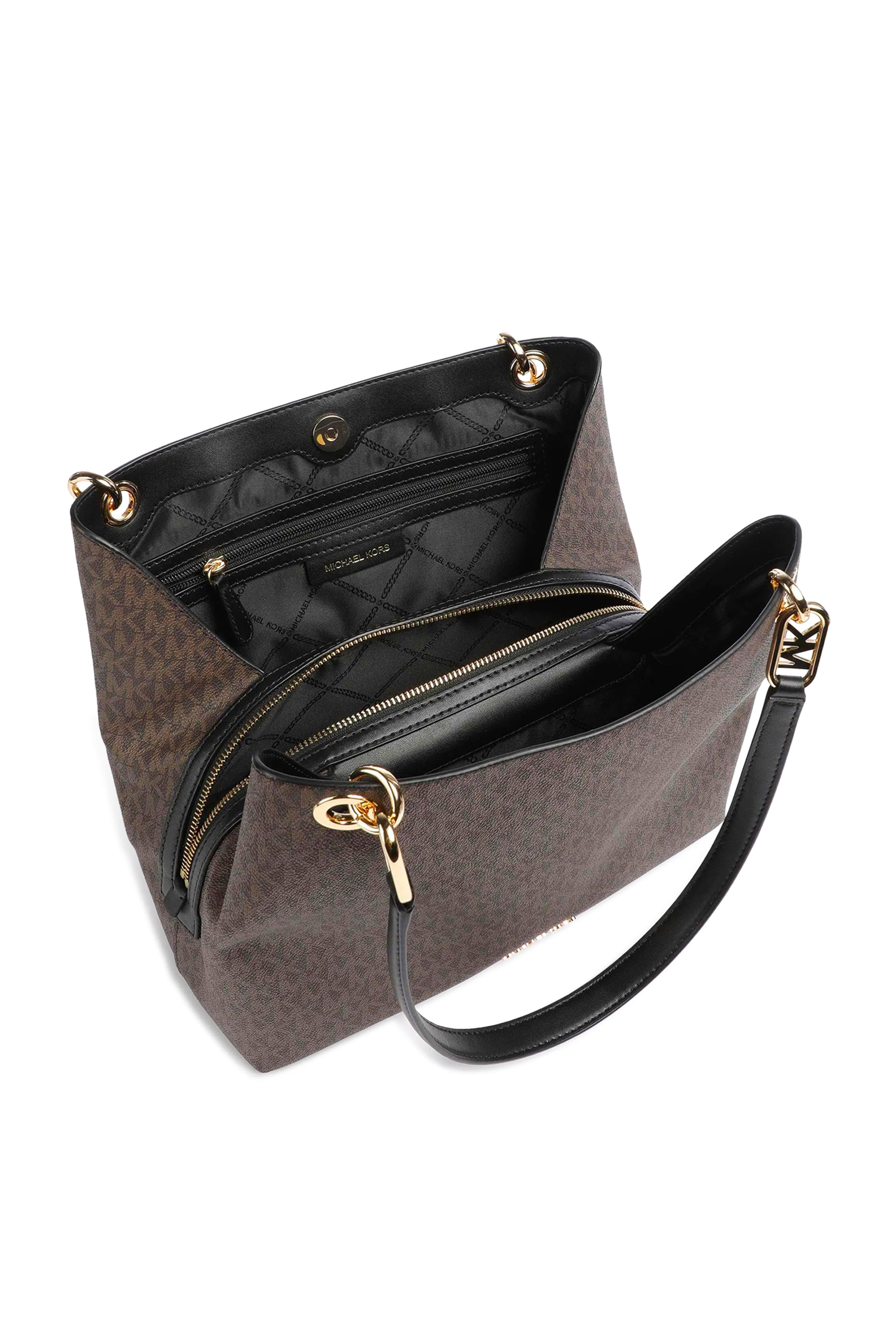 حقيبة يد كينسينغتون كبيرة بشعار الماركة