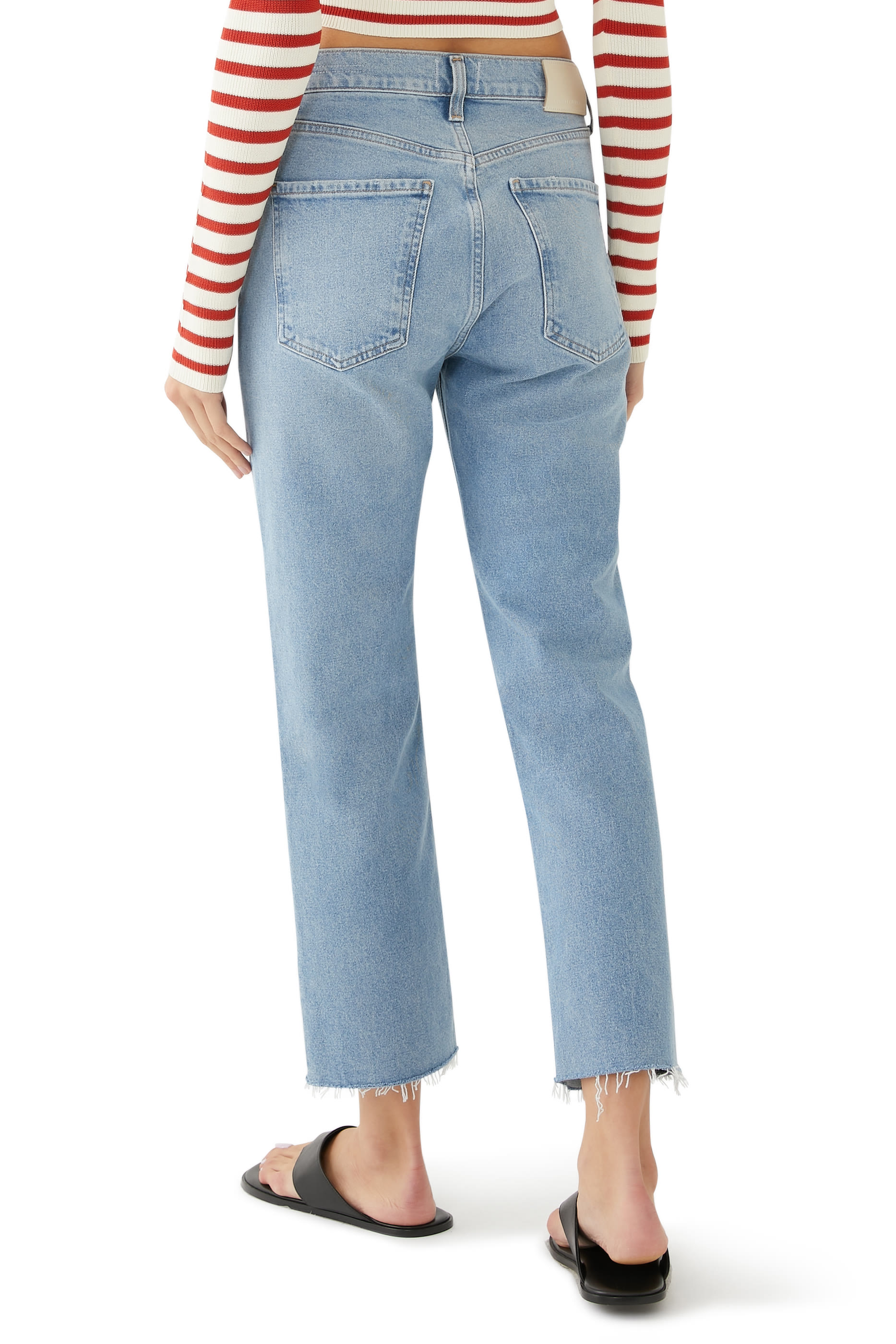 بنطال دافني ستوفبايب قصير بخصر مرتفع