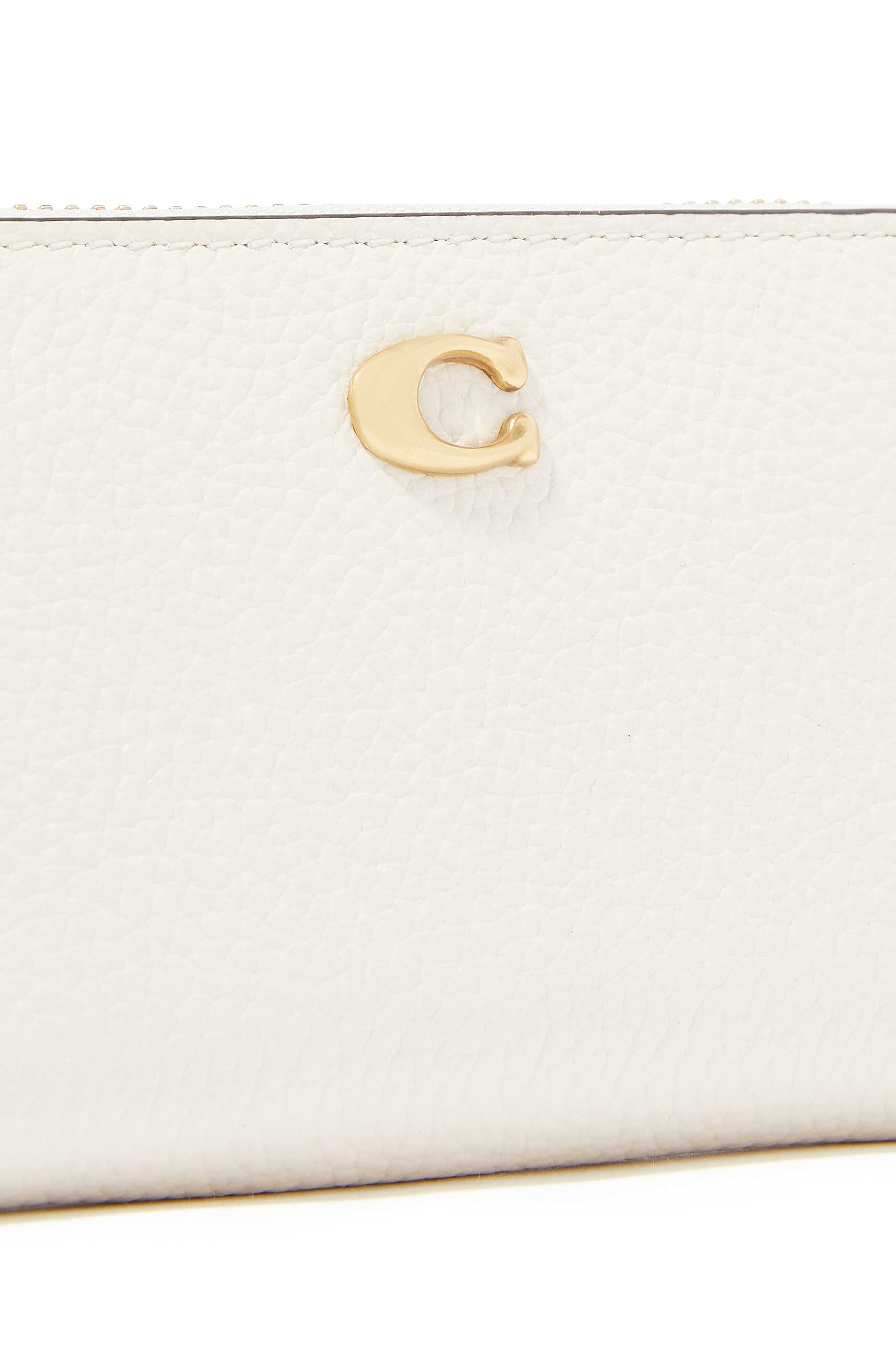 حافظة بطاقات جلد مصقول بارز الملمس