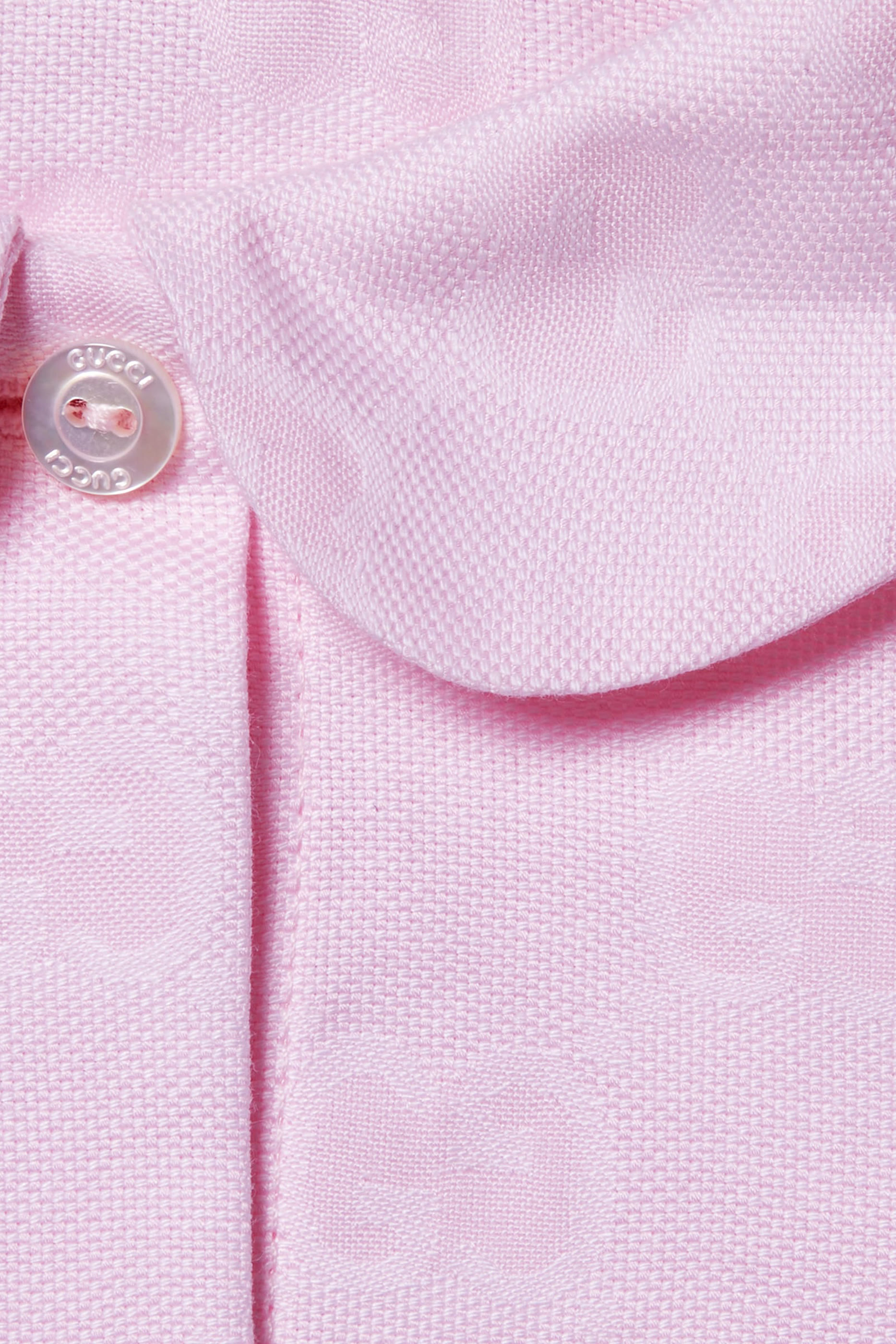 قميص قطن أوكسفورد بشعار حرفي الماركة للرضع