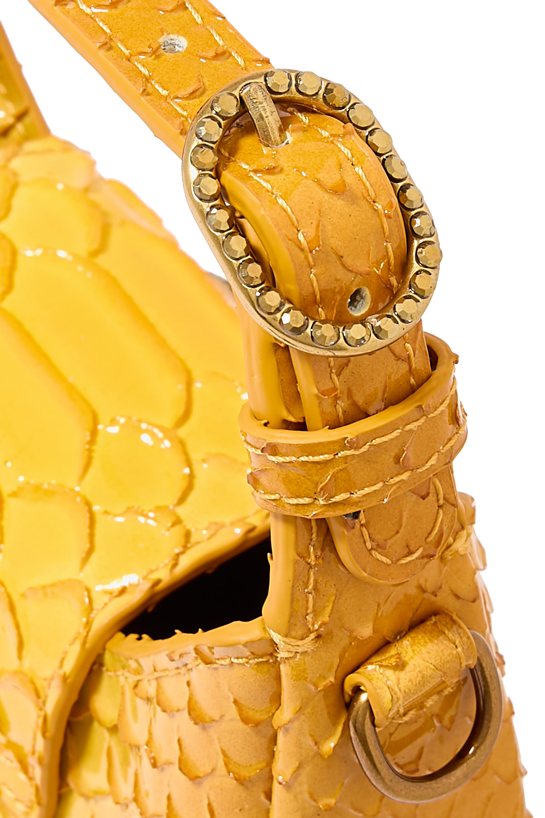 Micro Chelsea Hobo Snake Print Bag