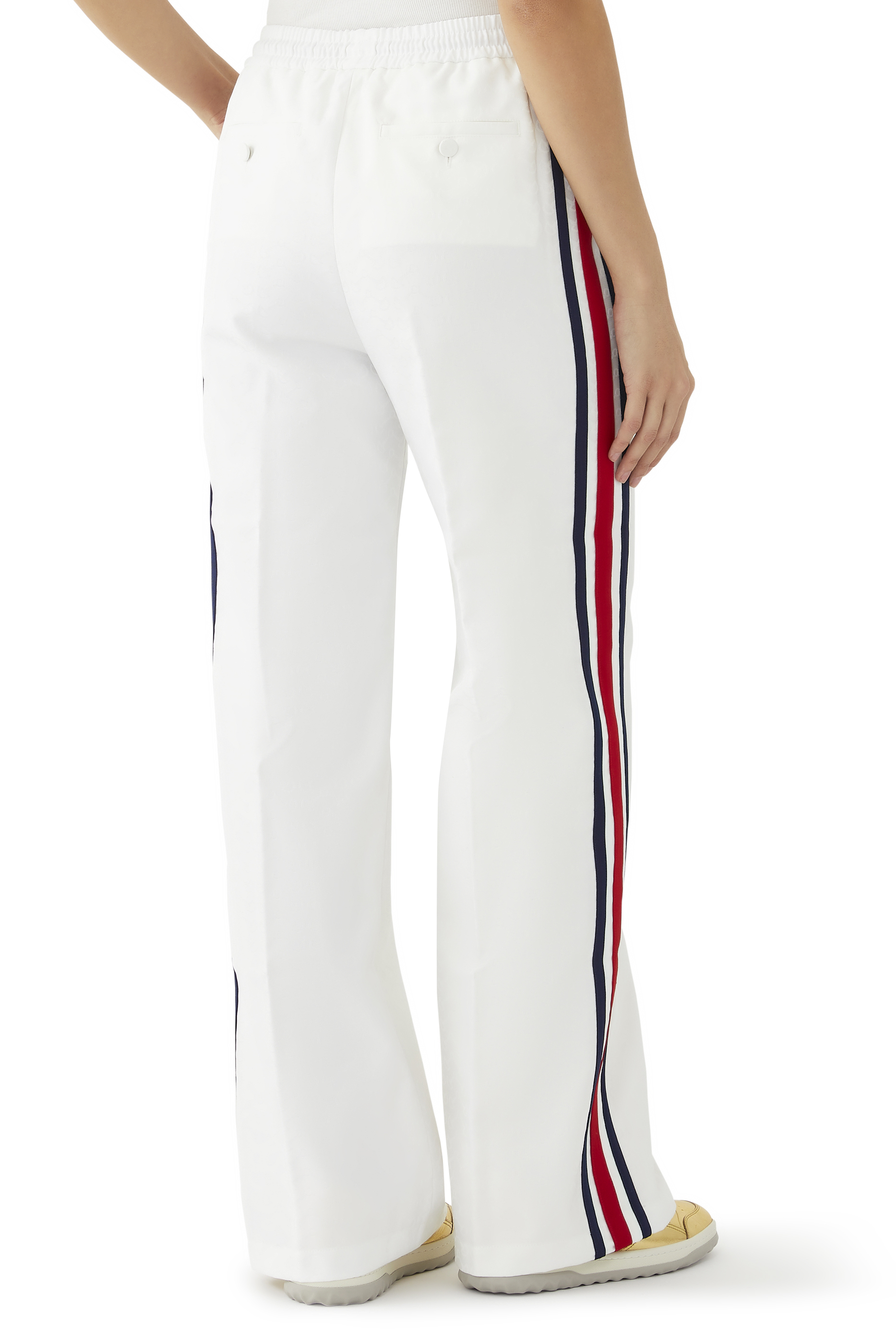 بنطال معالج بشريط ويب