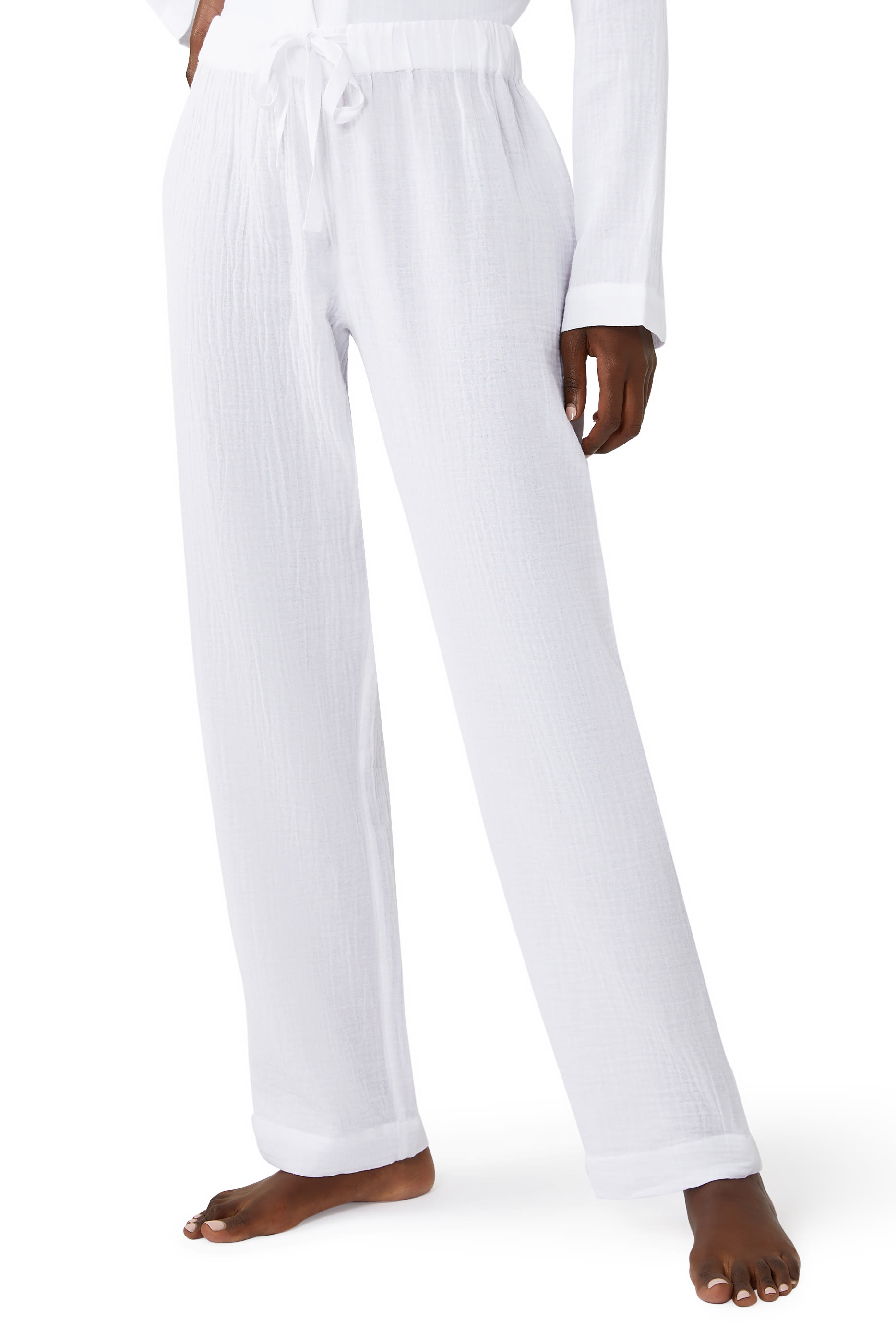 طقم بيجامة قطن مزدوج