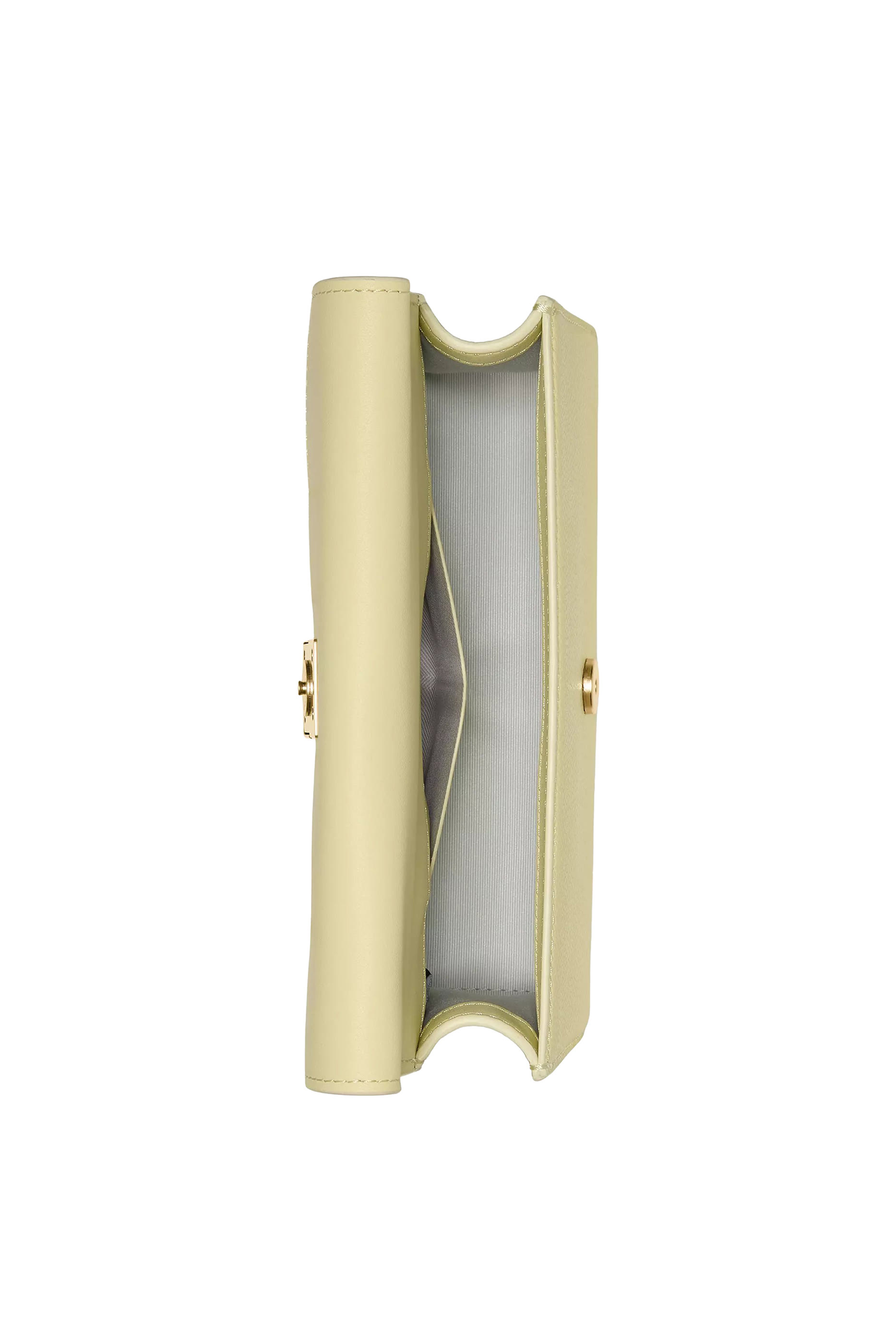 حقيبة كروس بودي صغيرة بحمالة سلسلة ونقشة جلد الثعبان