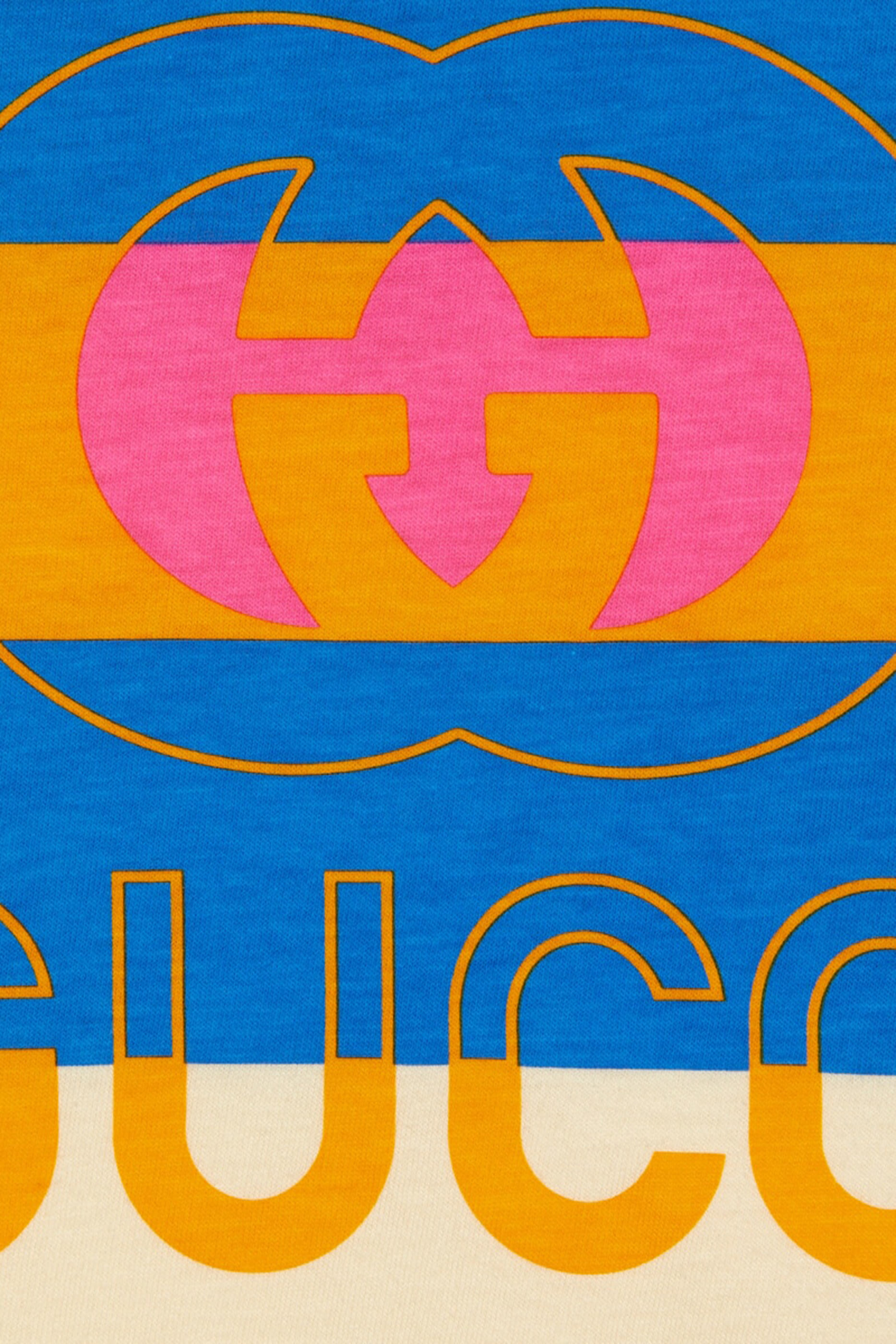 تيشيرت مقسم لألوان بشعار الماركة