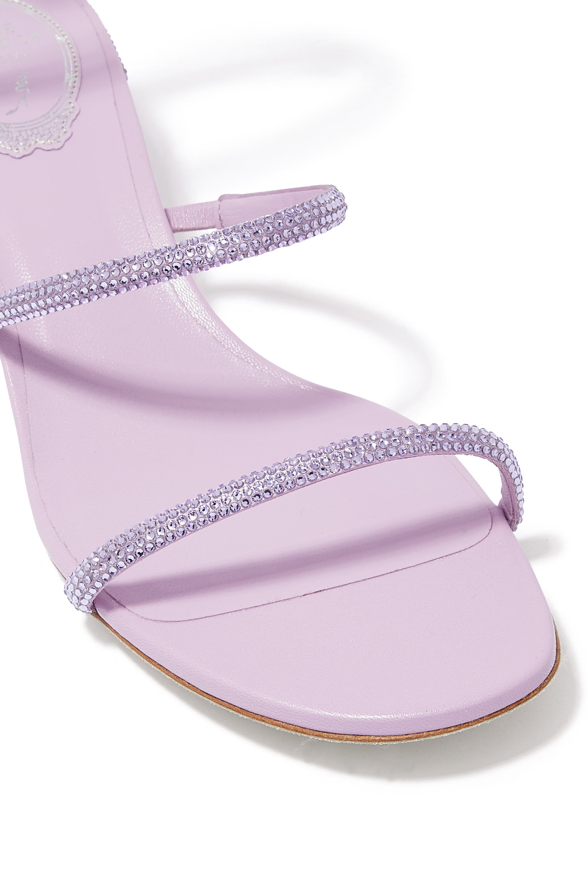 صندل 40 ستان مرصع بتصميم ملفوف حول القدم