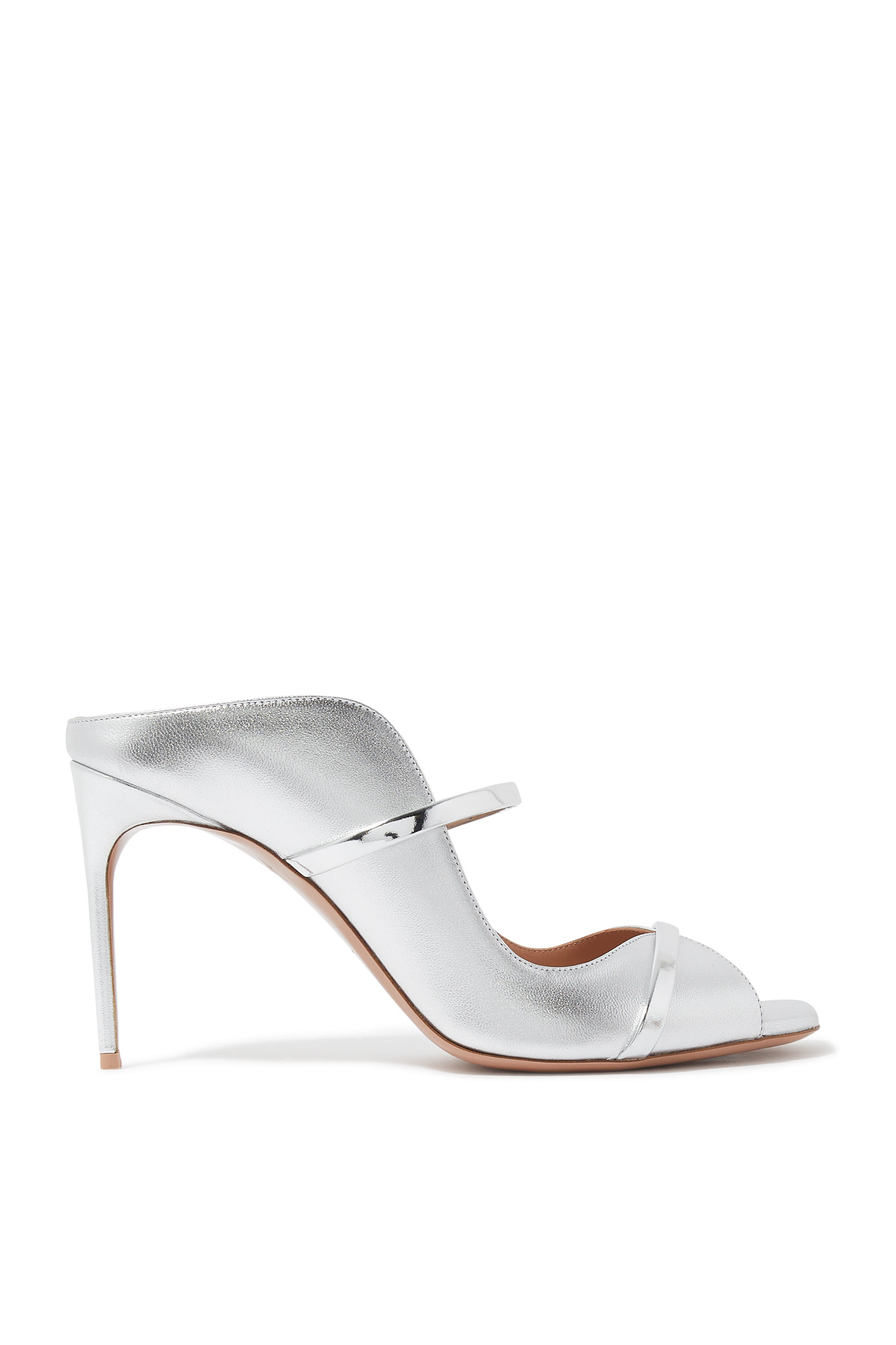 حذاء نوه مفتوح من الخلف 90 جلد لامع