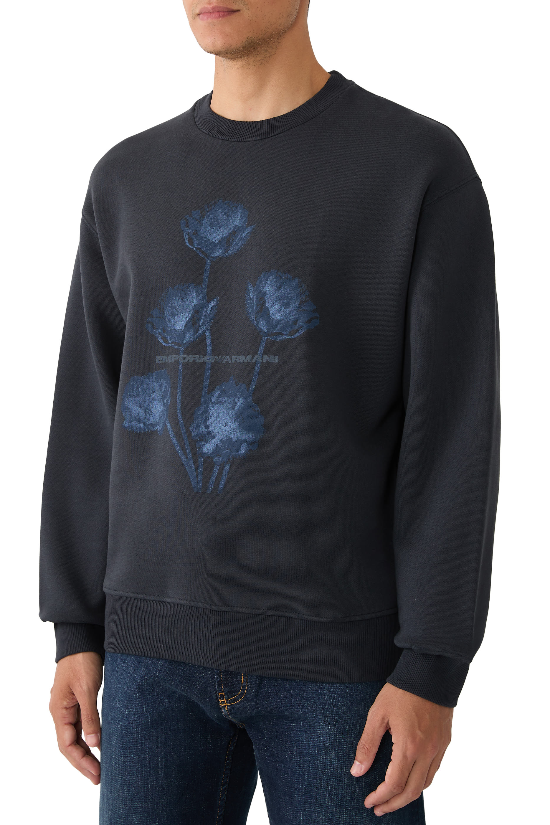 سويت شيرت بنقشة رمز السلام