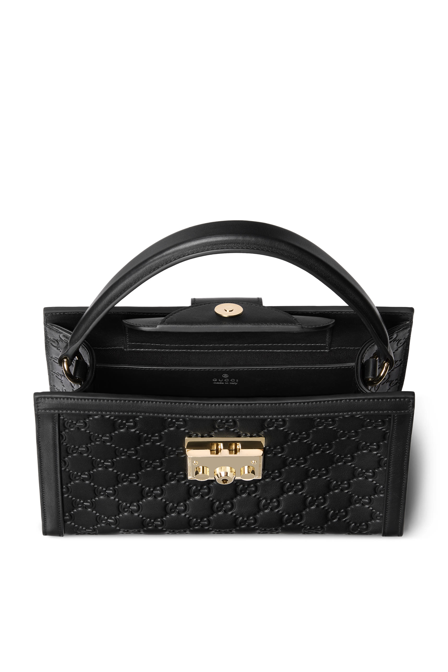 حقيبة متوسطة بيد علوية وقفل