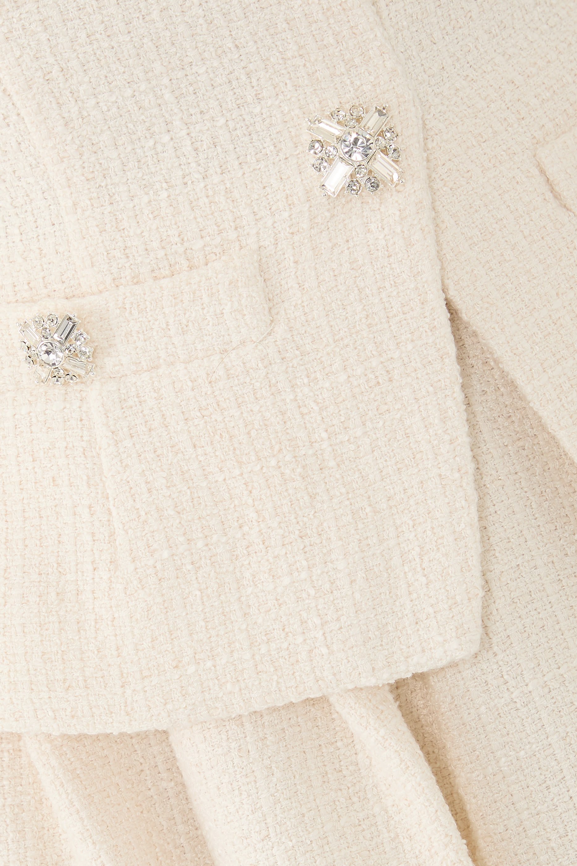 فستان قصير بوكليه بياقة 