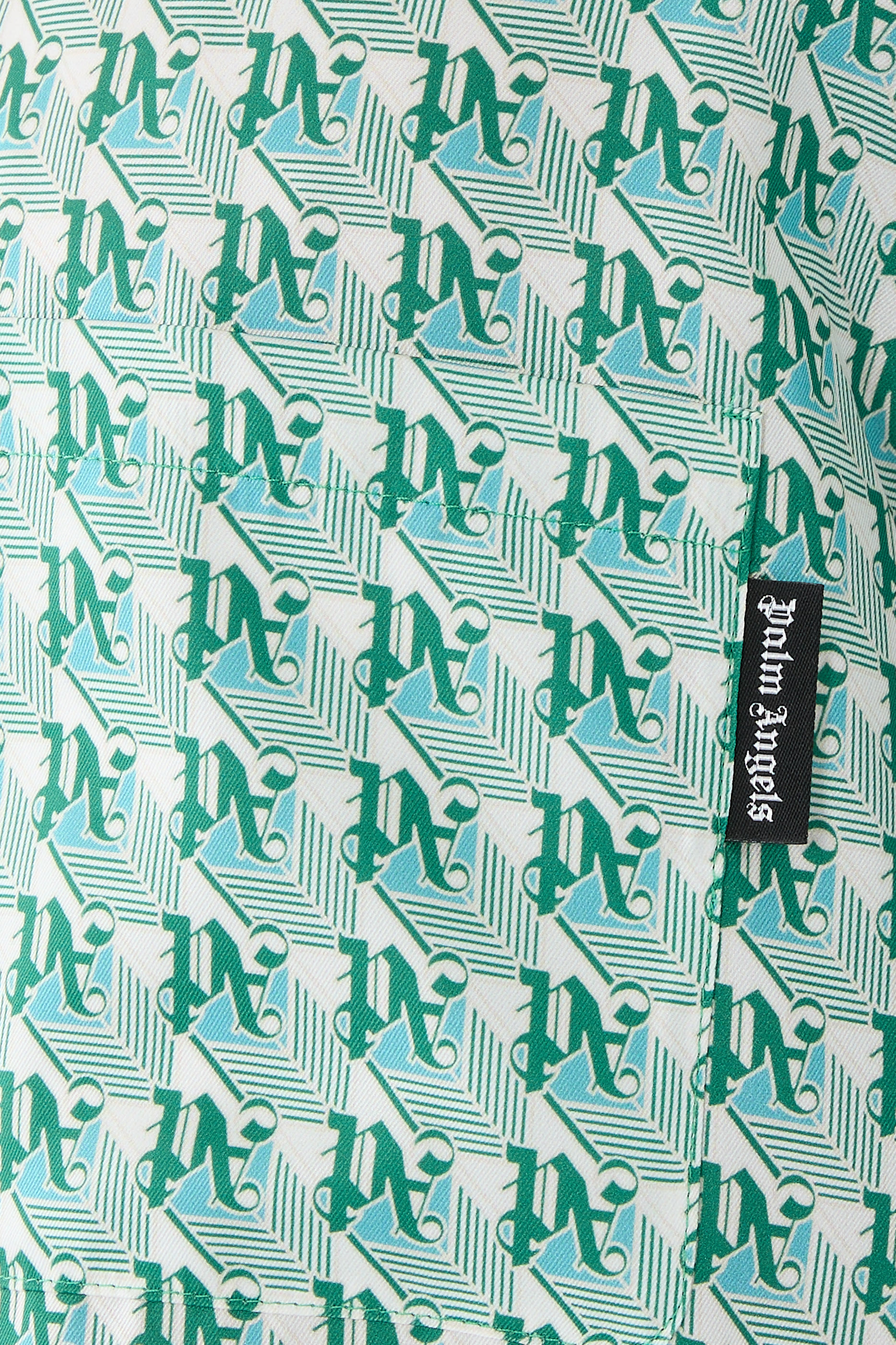 قميص بولينغ بنقشة ماس