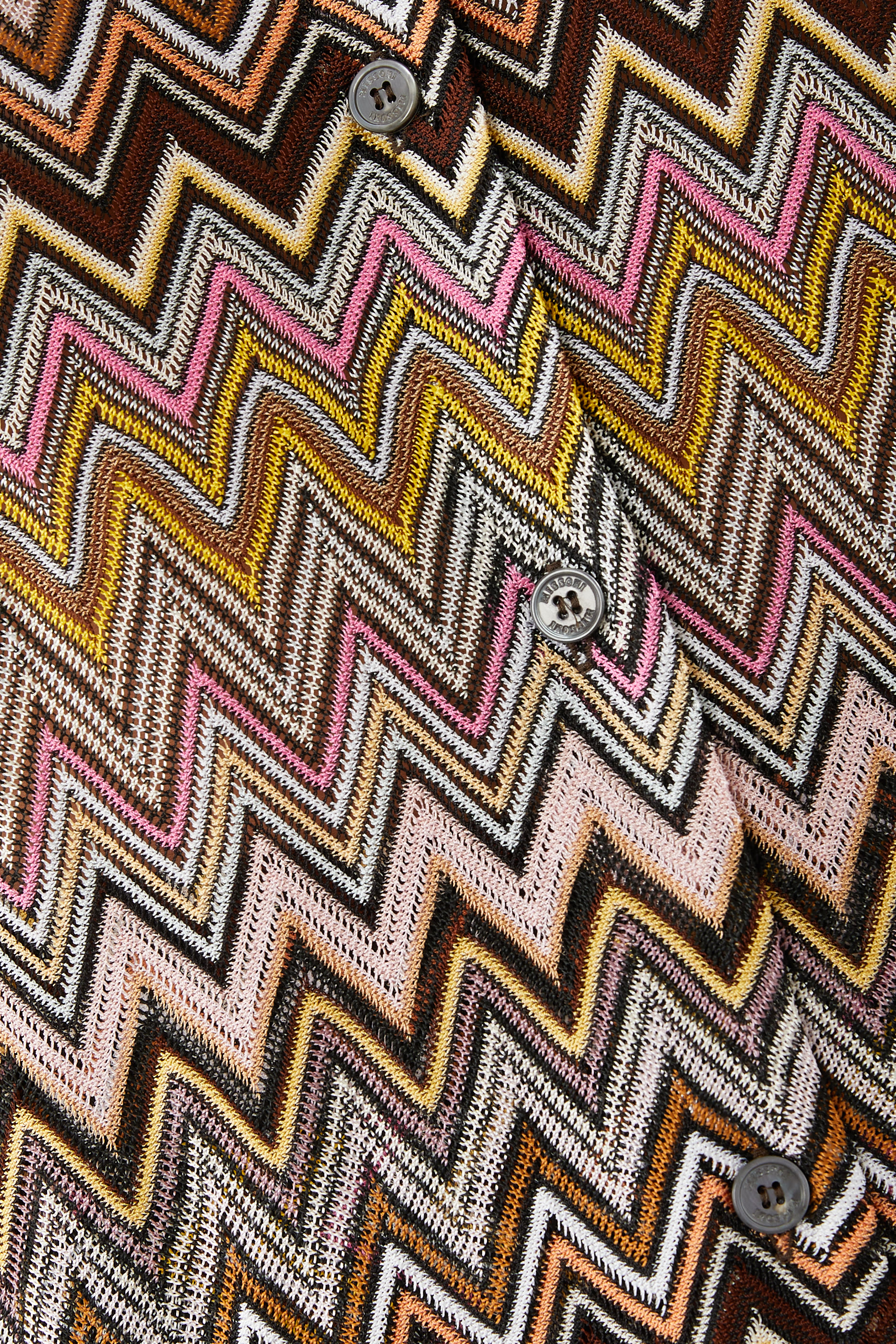 قميص راشيل بنقشة خطوط متعرجة