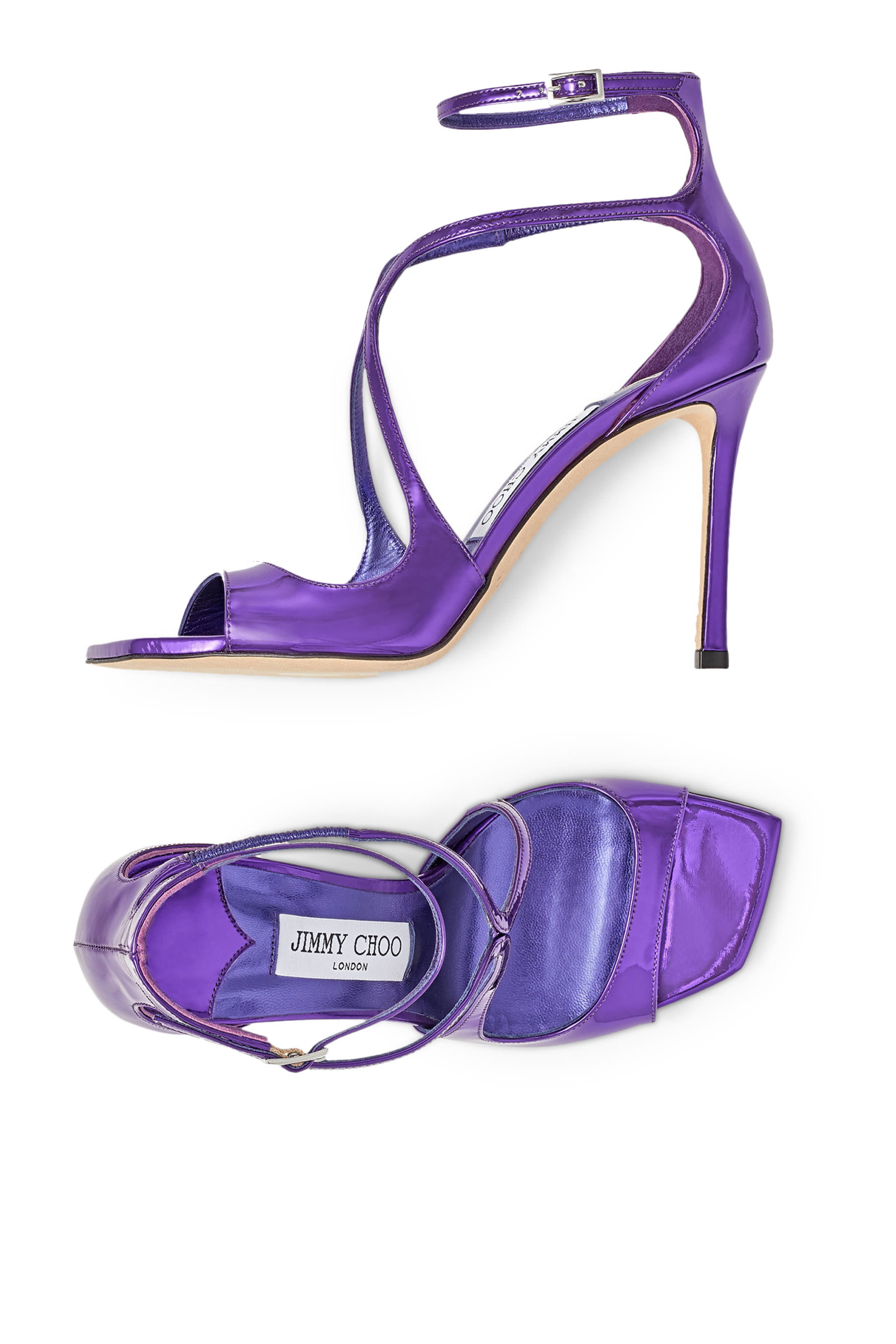 صندل آزيا جلد بكعب 95 مم