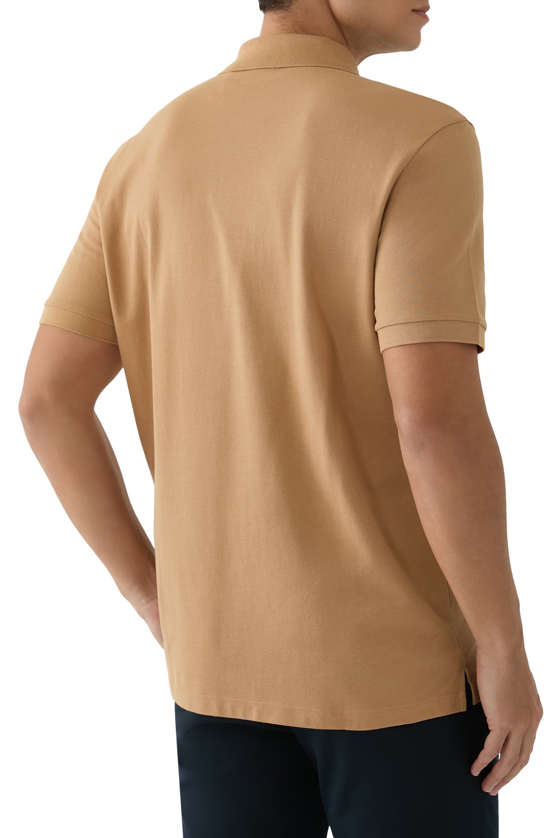 قميص بولو بالاس بتطريز شعار الماركة قطن