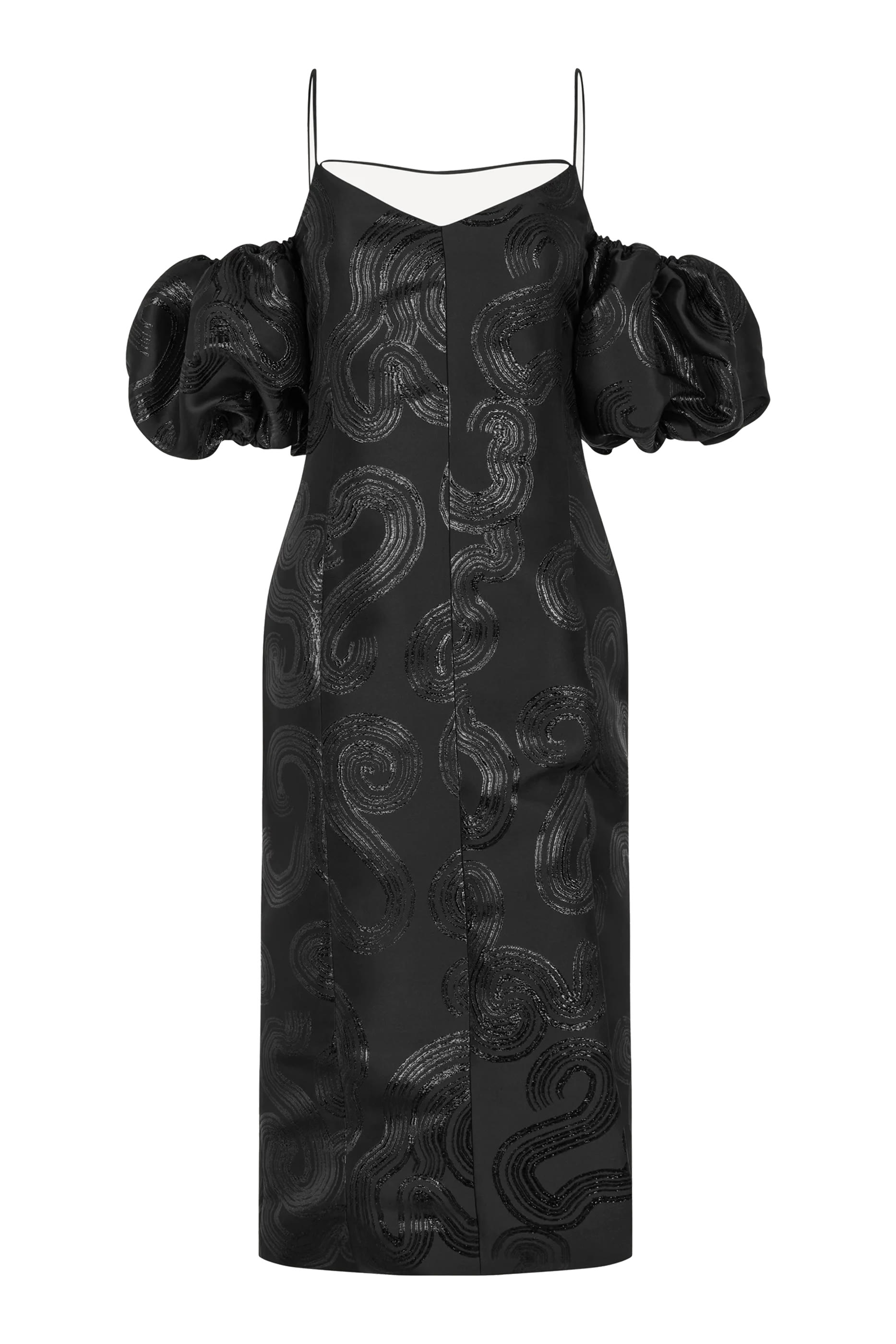 فستان ديتا بأكمام منفوخة