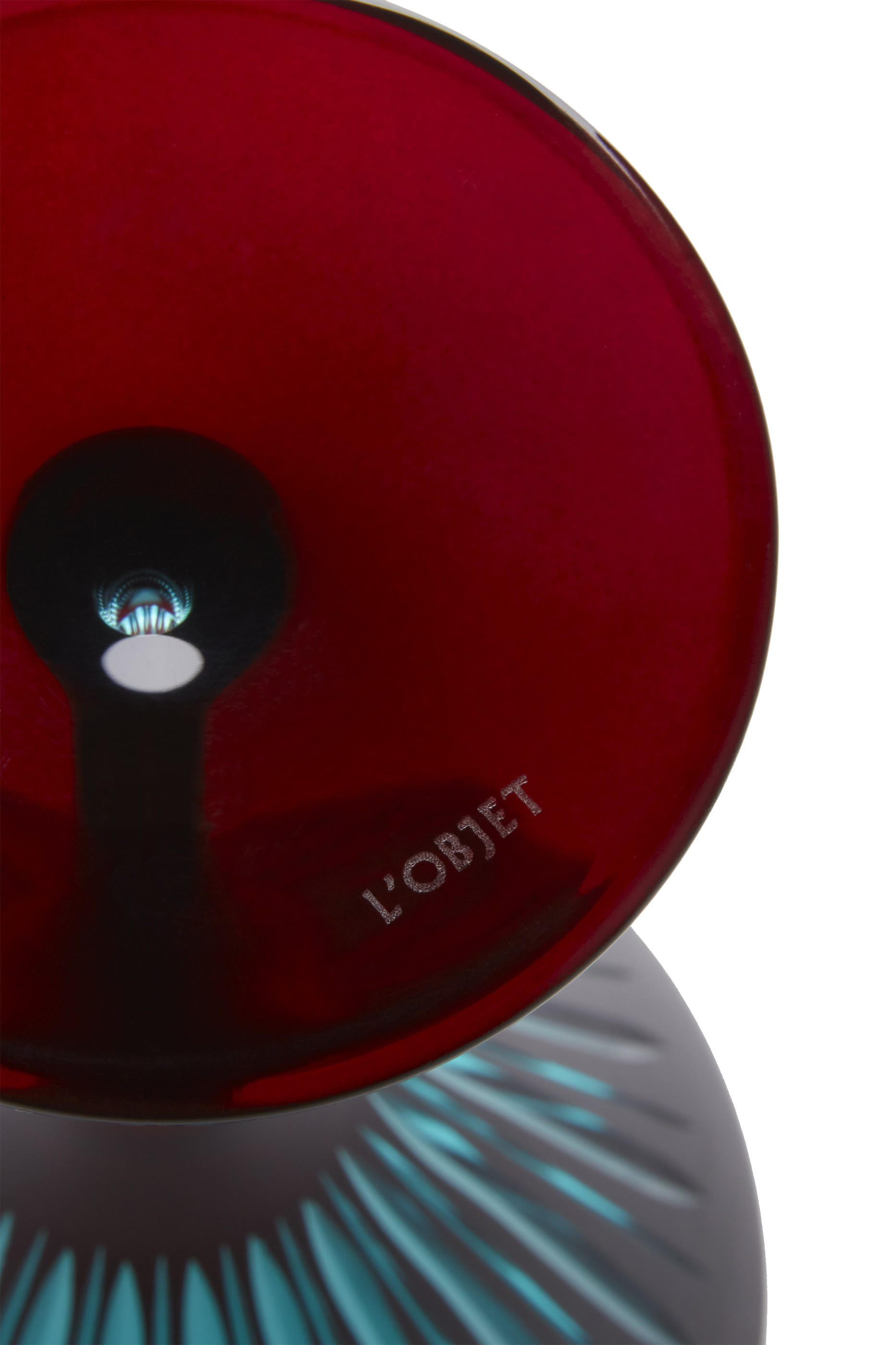 مجموعة كاسات بريسم بلون بوردو للمشروبات الفاخرة، 4 قطع