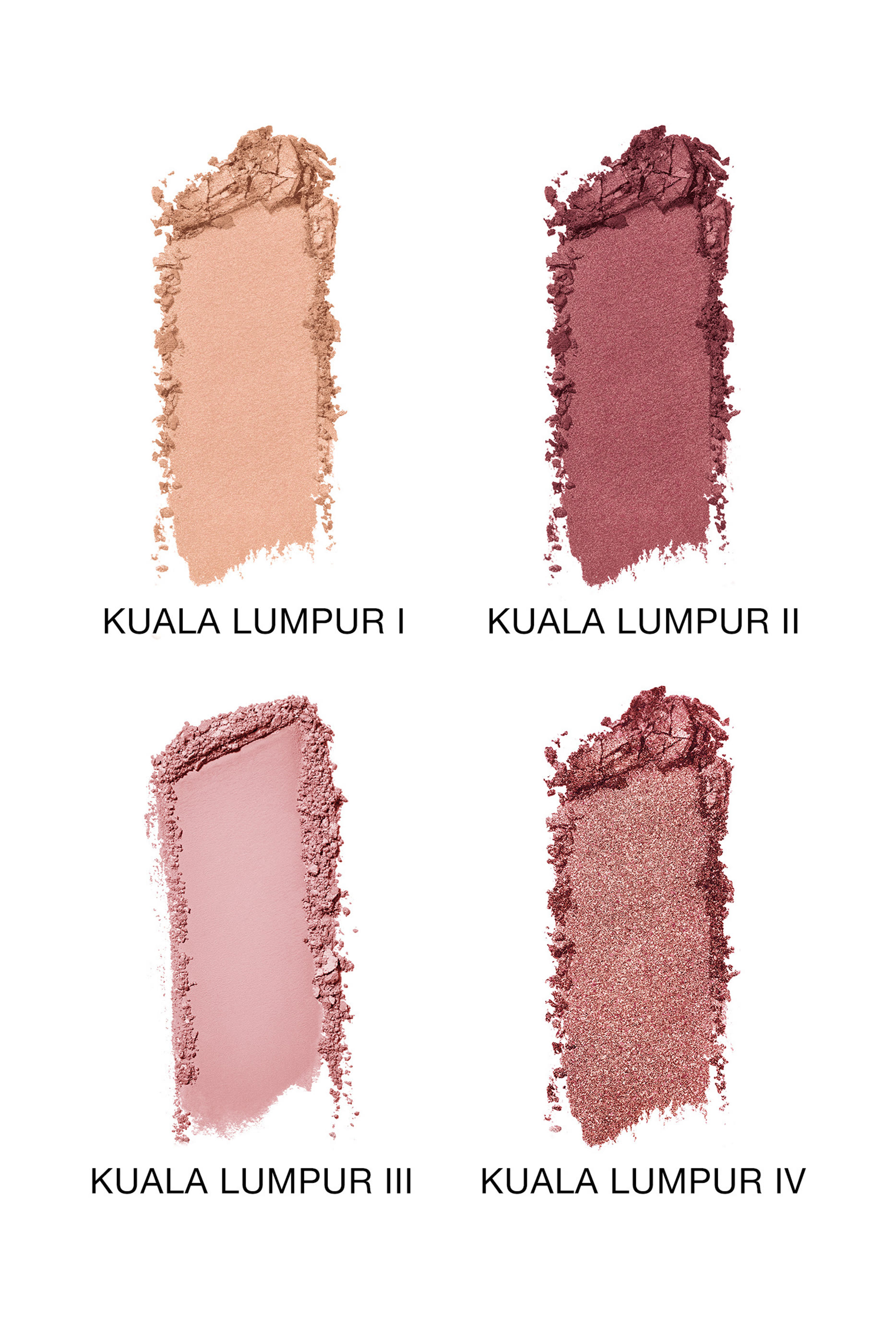 لوحة ظلال عيون بأربعة ألوان