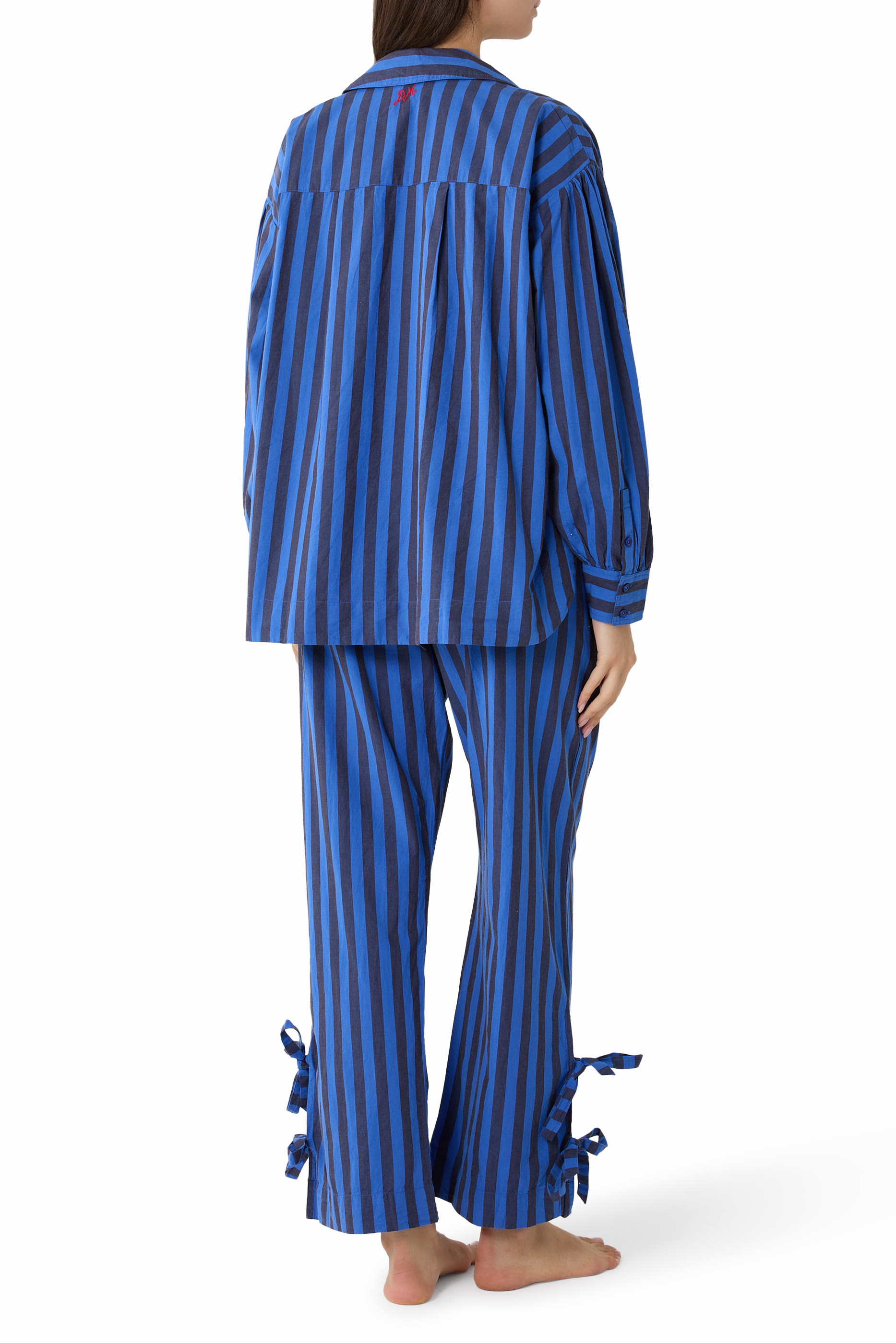 طقم بيجامة فلوكي مخطط