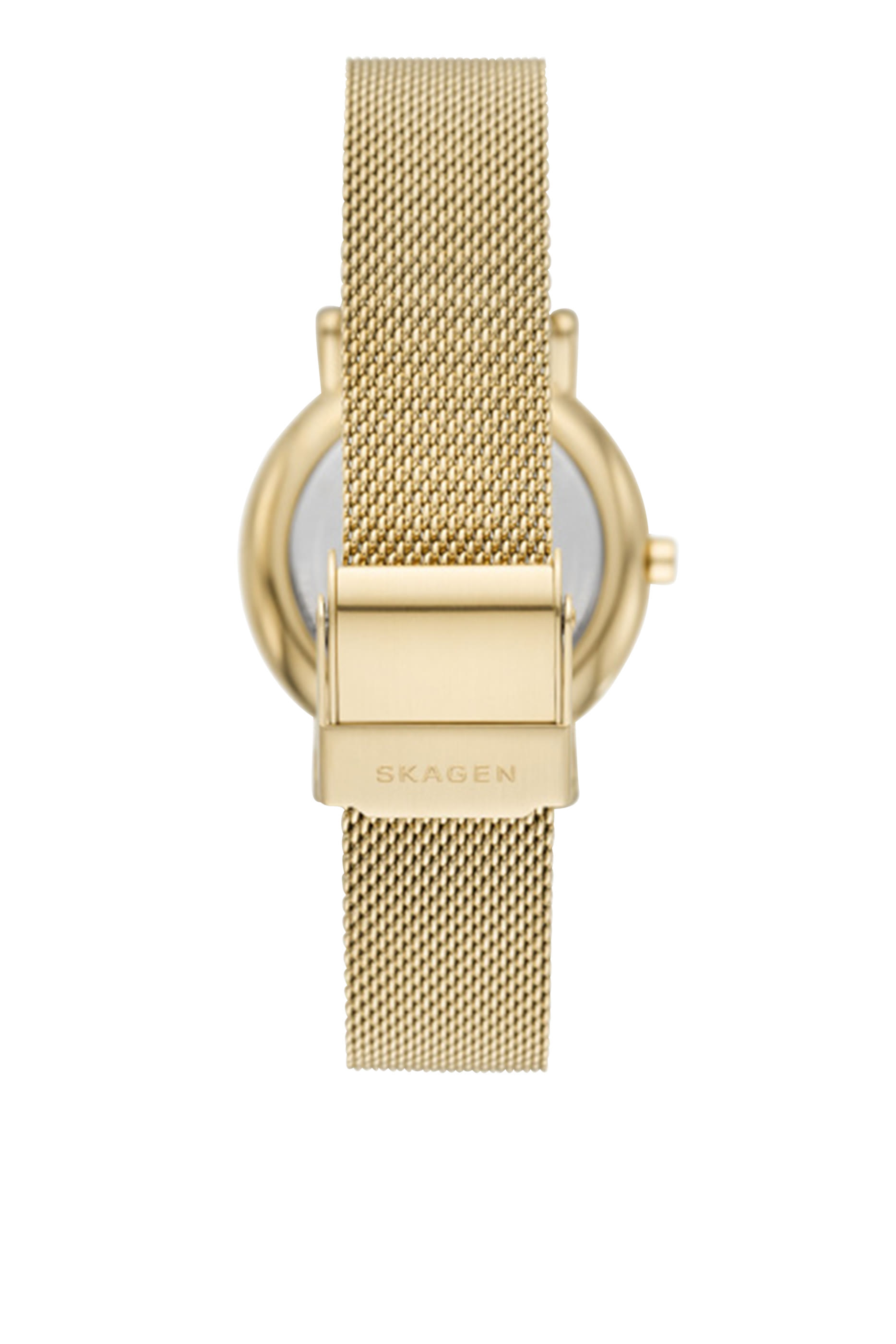 ساعة ليل بعقربين وشعار الماركة، ستانلس ستيل