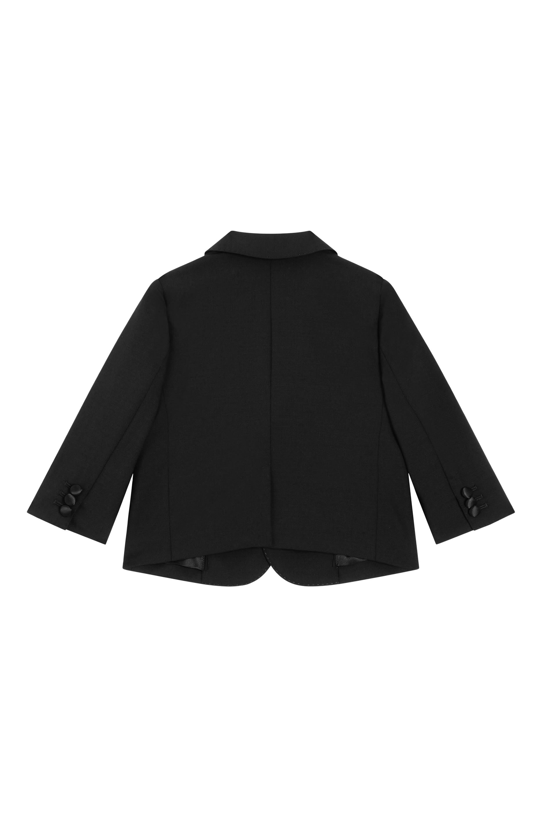 Kids Single-Breasted Suit and Tuxedo Trousers Set