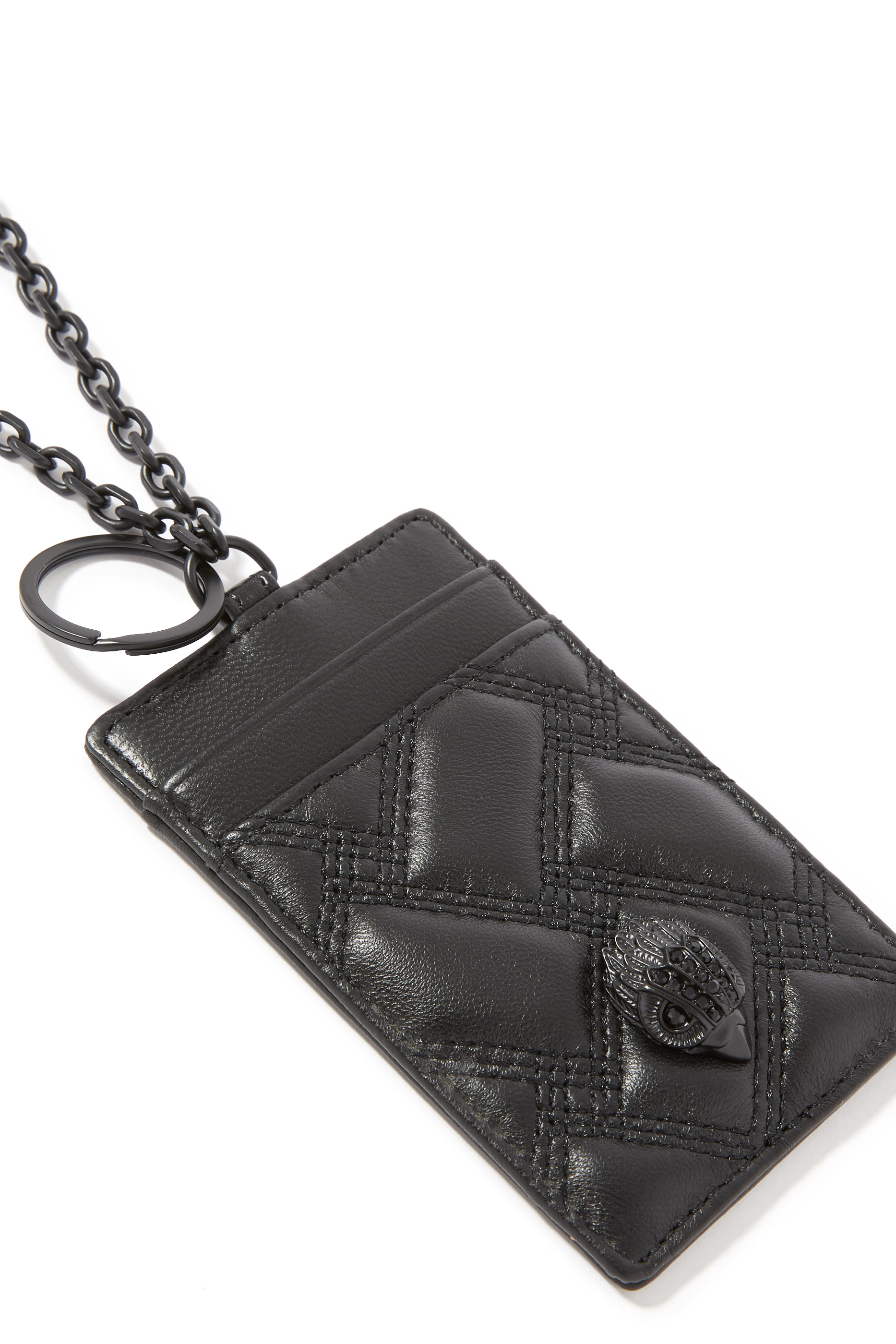 حافظة بطاقات بحمالة وسلسلة مفاتيح كنسنغتون