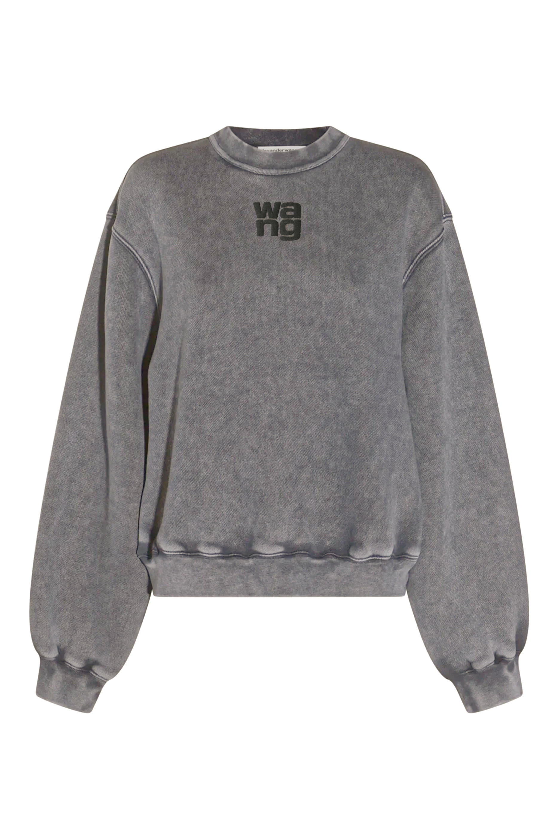 سويت شيرت بشعار الماركة بتصميم منفوخ