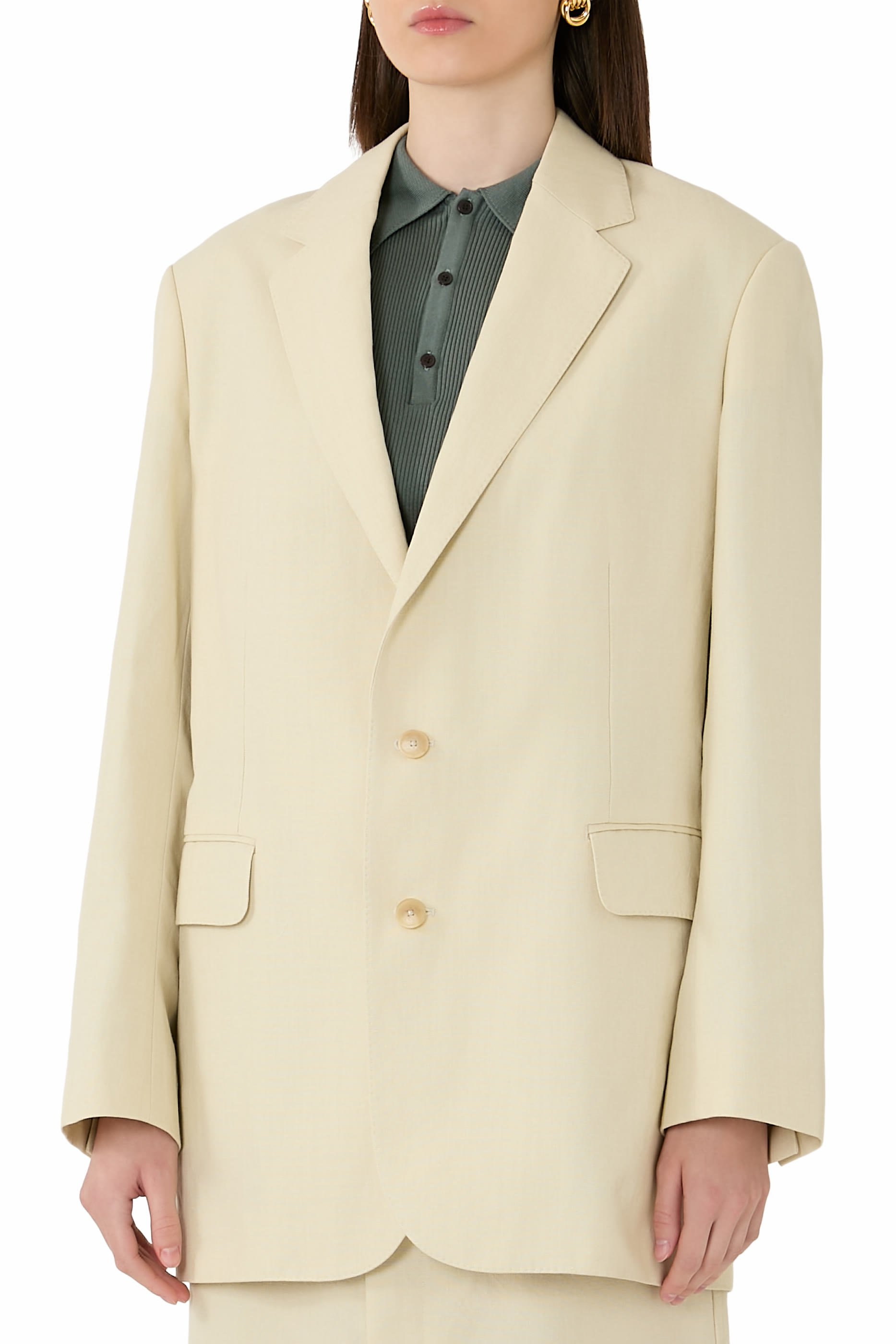 Wool Cotton Linen Ox Jacket 