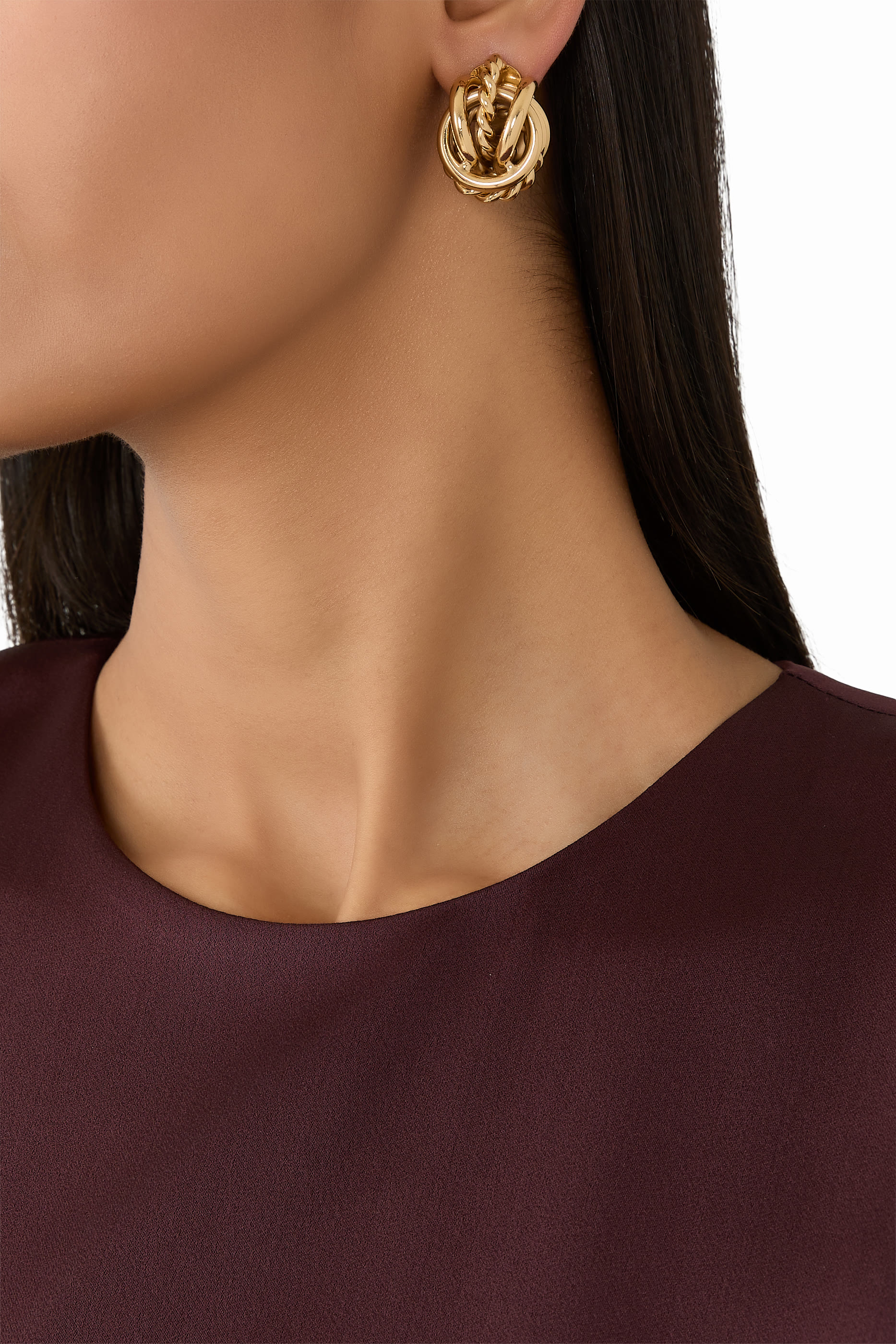 Lilou Earrings, Gold-plated Metal