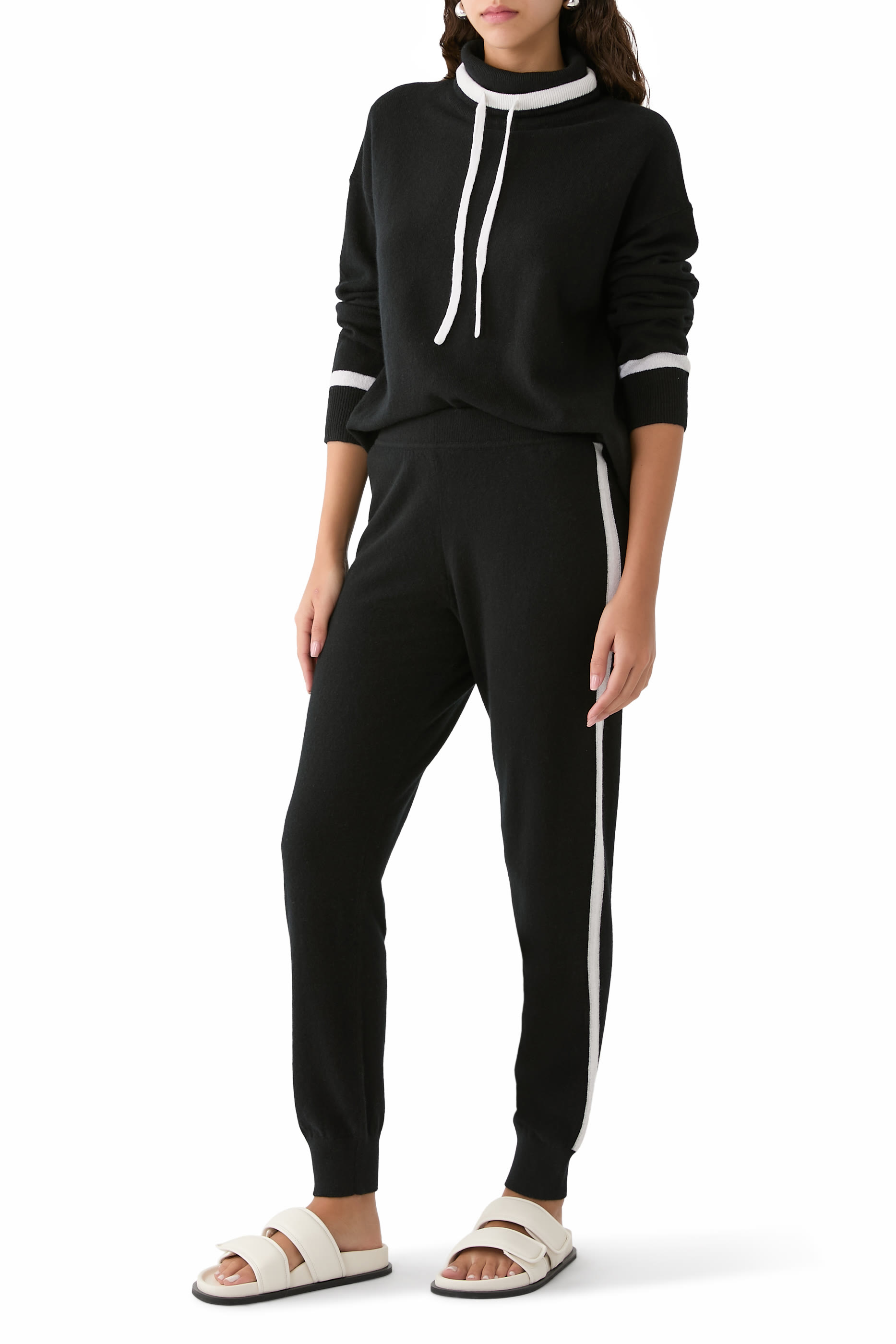 بنطال رياضي بأساور كاحل كشمير