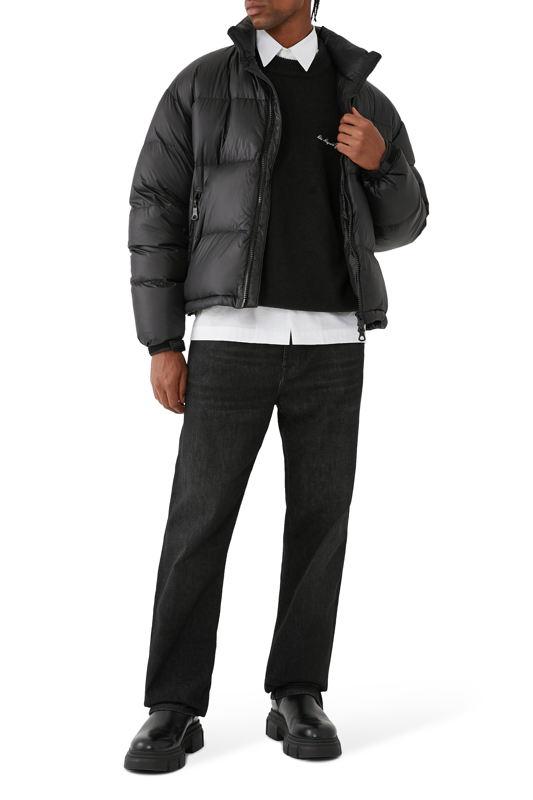 جاكيت ةريبستوب منفوخ بغطاء رأس