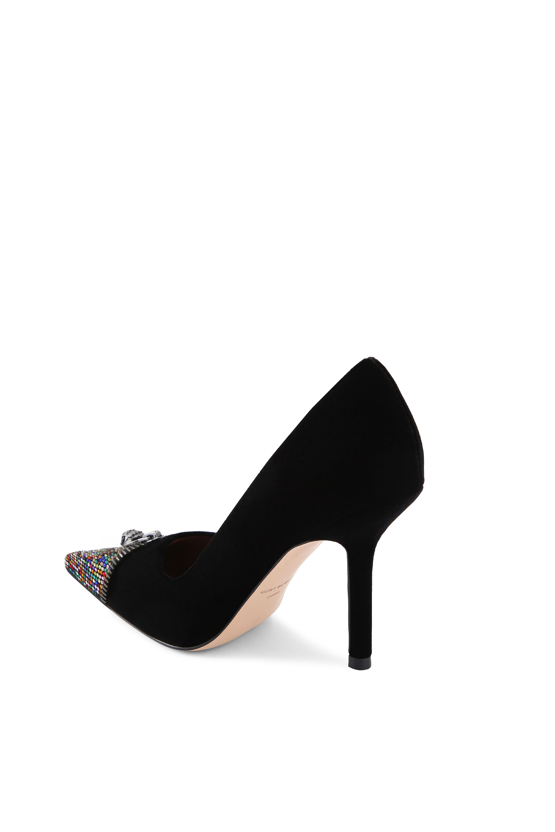 حذاء كلاسيكي بكعب قصير 95 مزين بتفاصيل سحاب