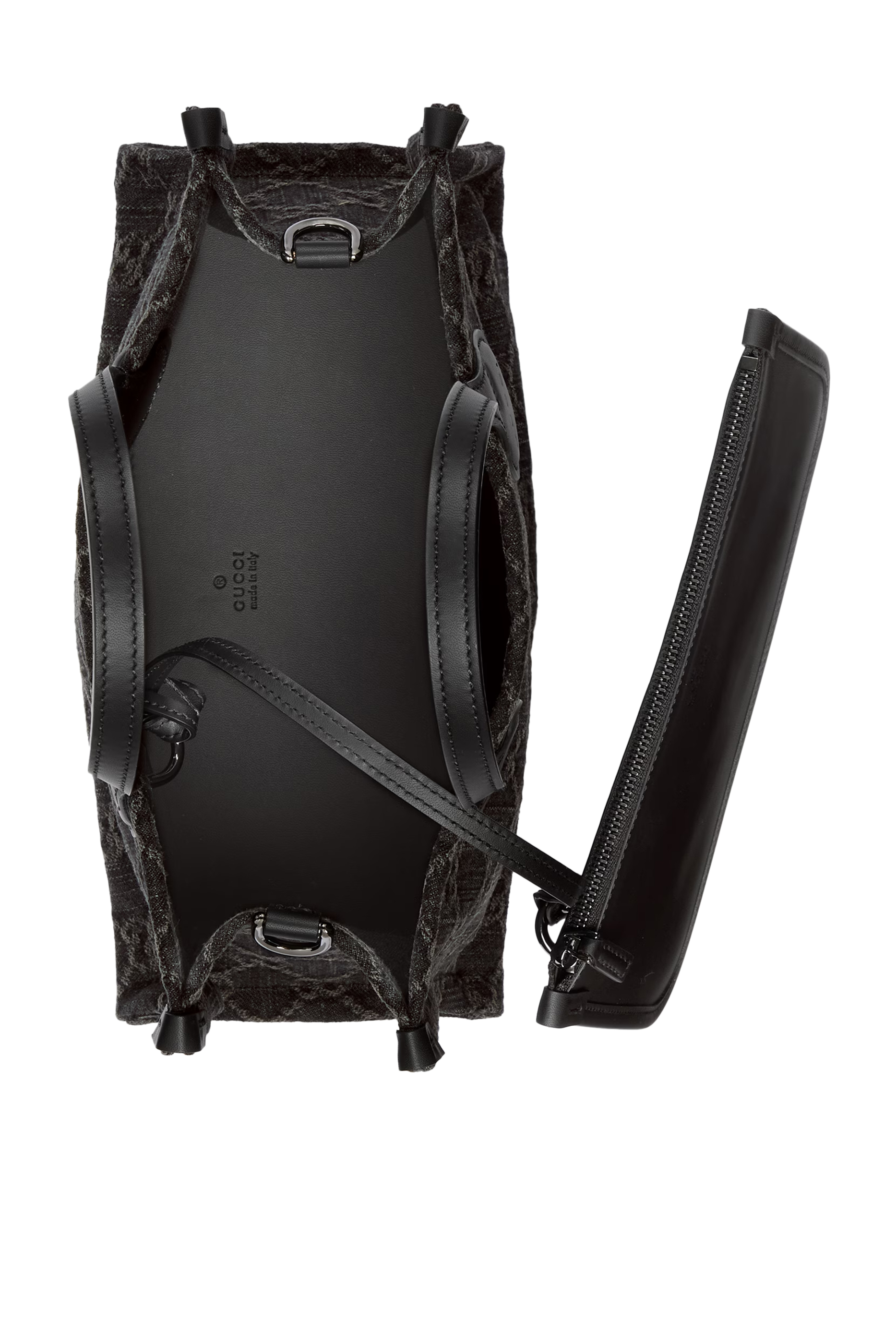 حقيبة يد أوفيديا متوسطة بنقشة حرفي شعار الماركة