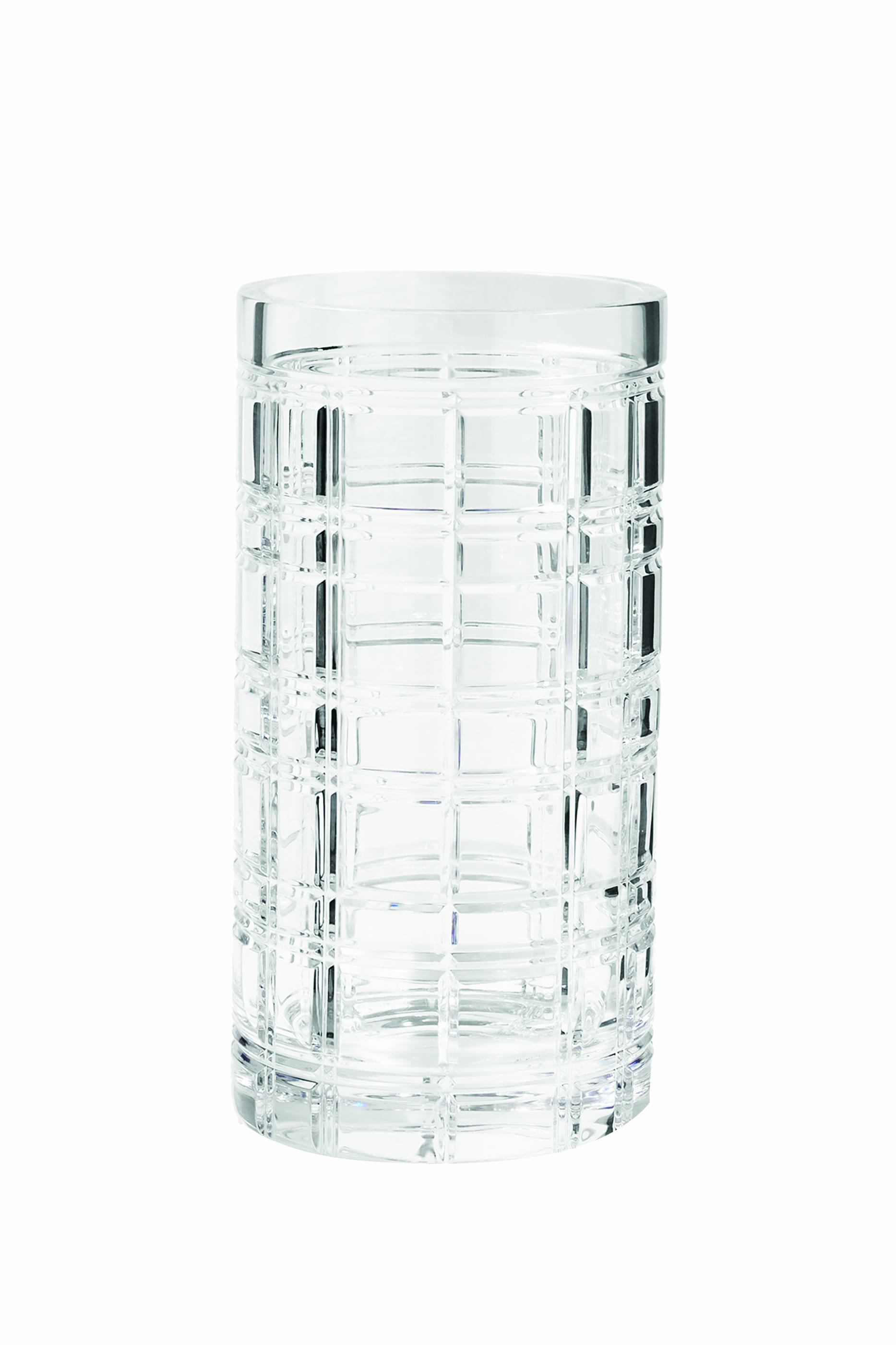 مزهرية هدسون صغيرة بنقشة مربعات