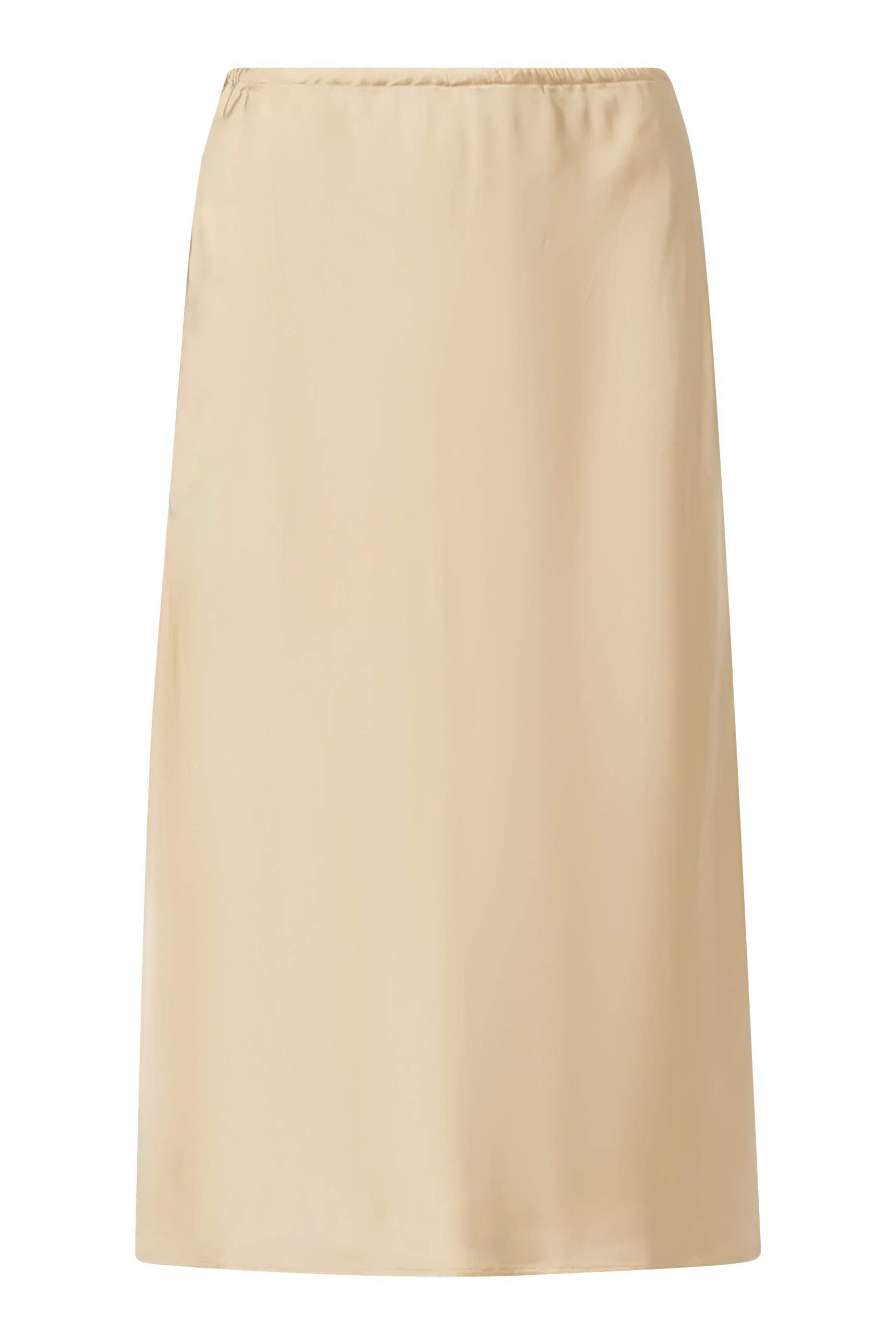 تنورة سهلة الارتداء ستان غير لامع