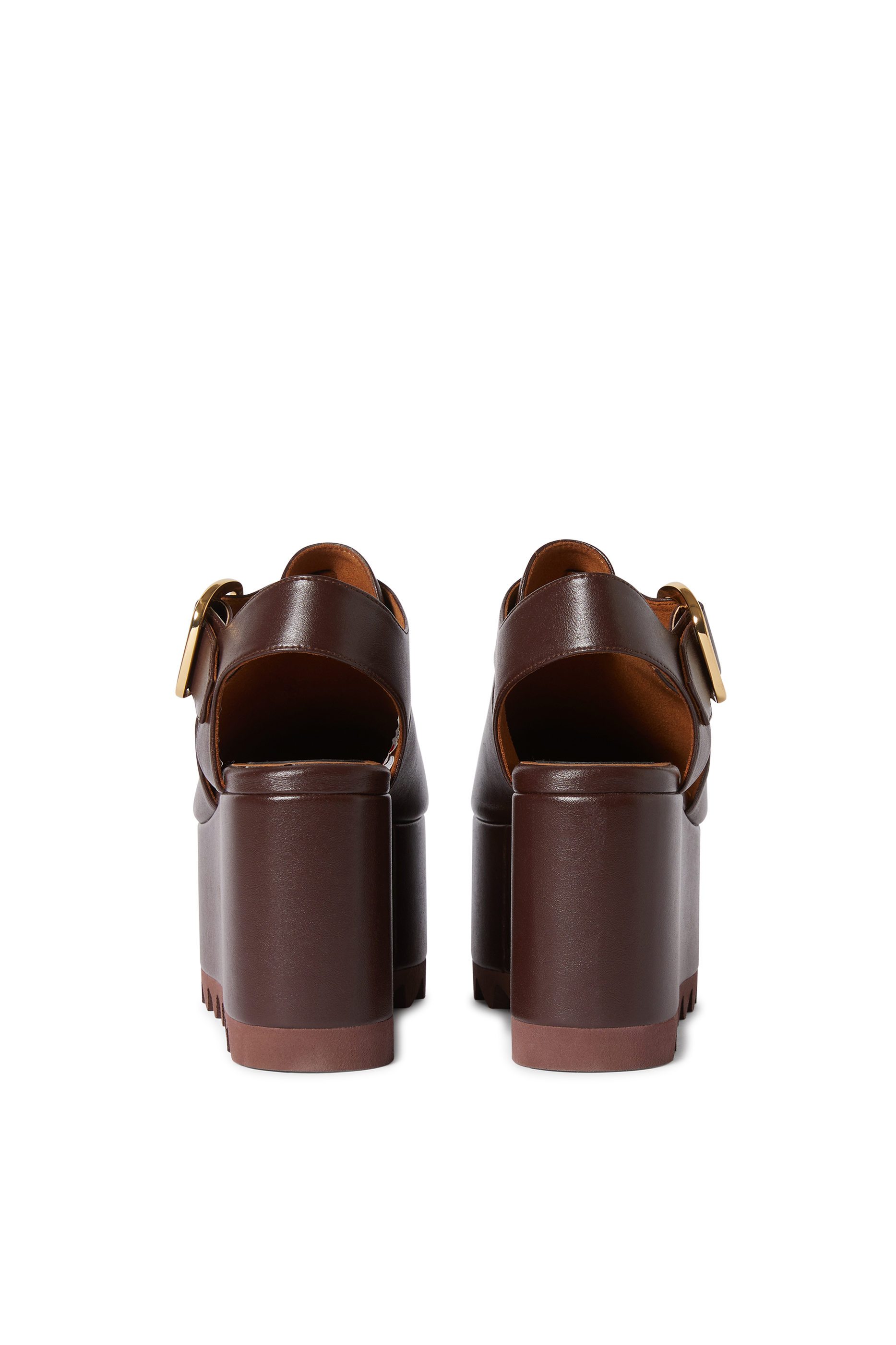 صندل إليس بمقدمة مغلقة، نعل عريض وحلية على شكل حرف T