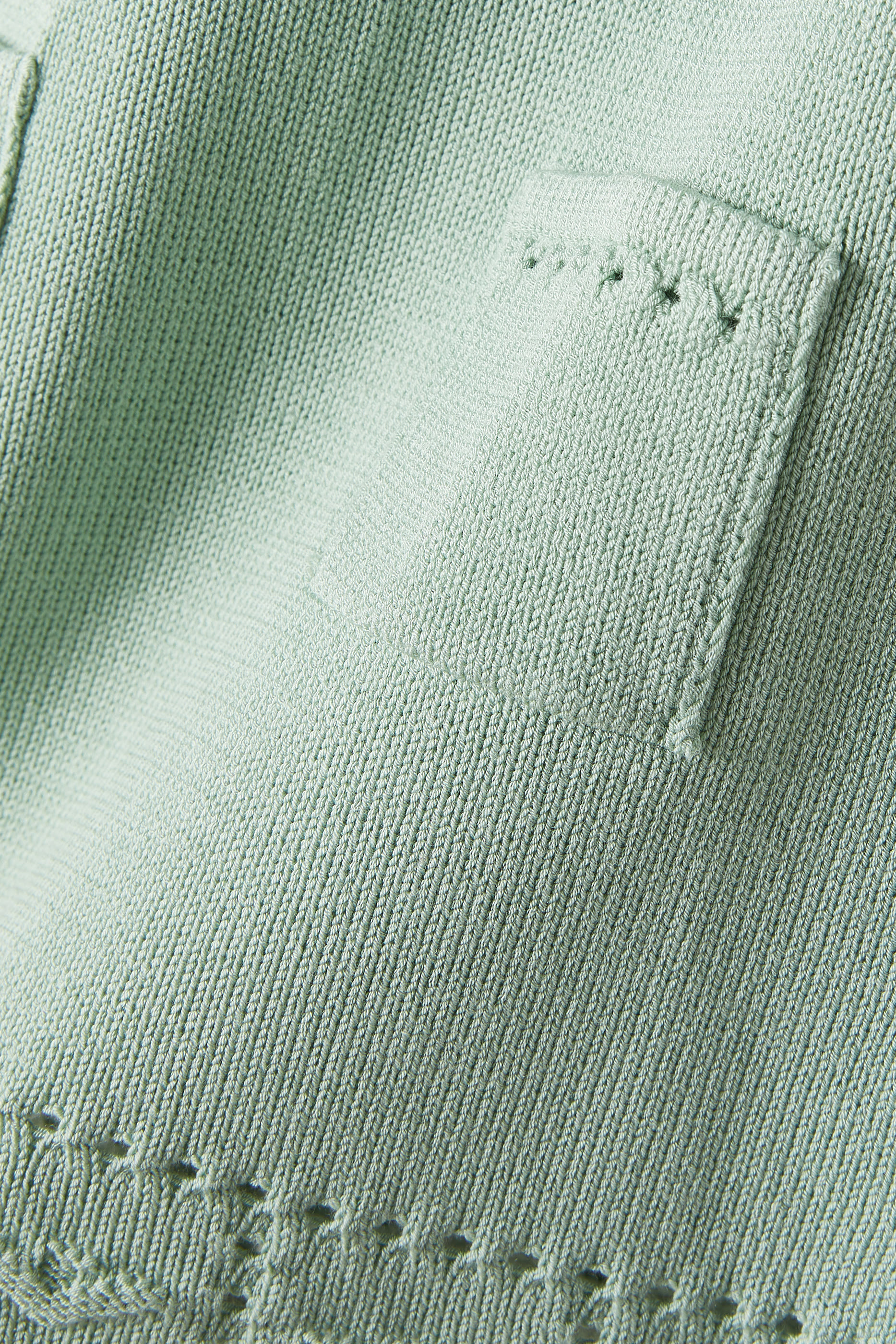 فستان منسوج بتفاصيل جيوب أمامية للأطفال