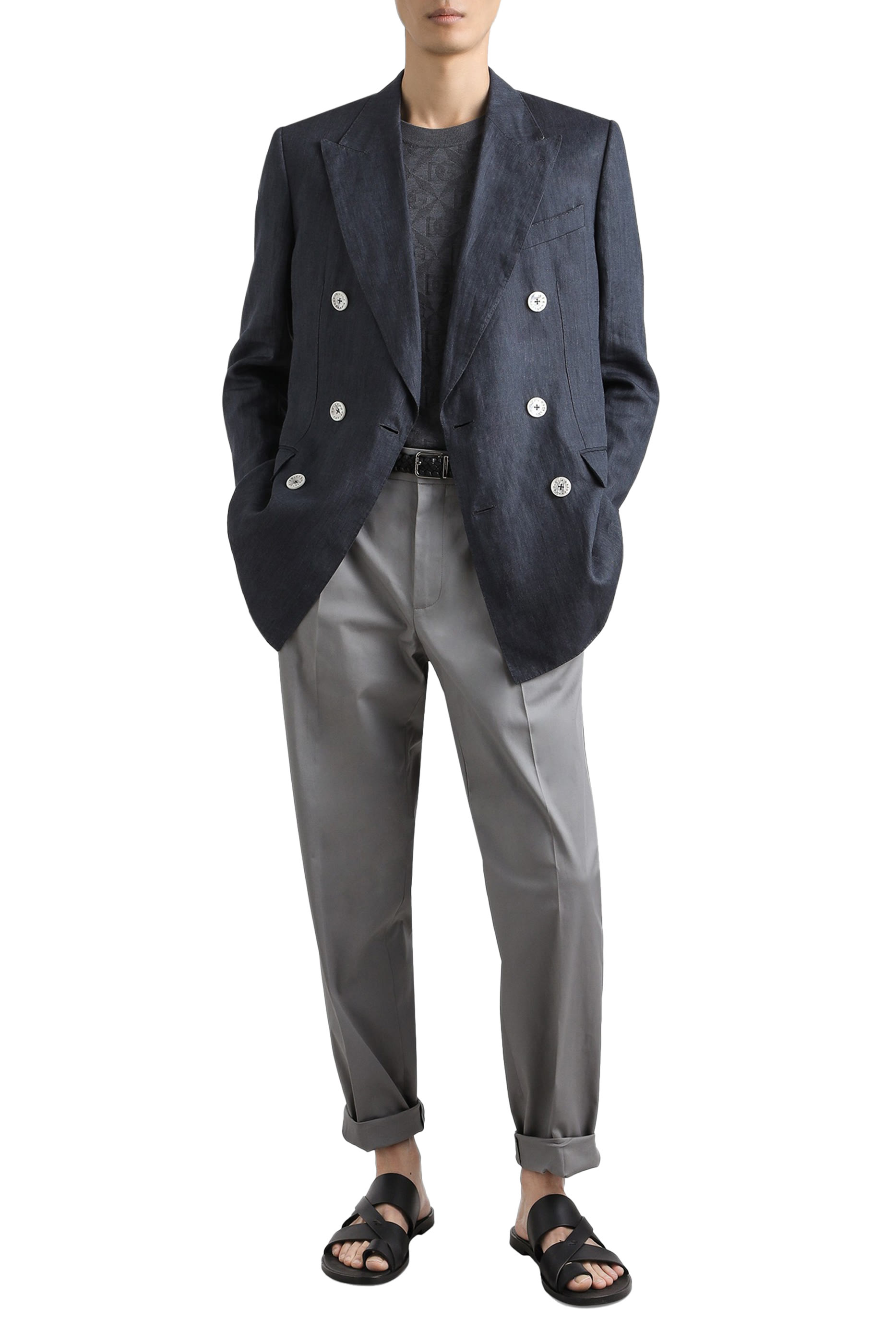 بلوفر بياقة ضيقة حرير