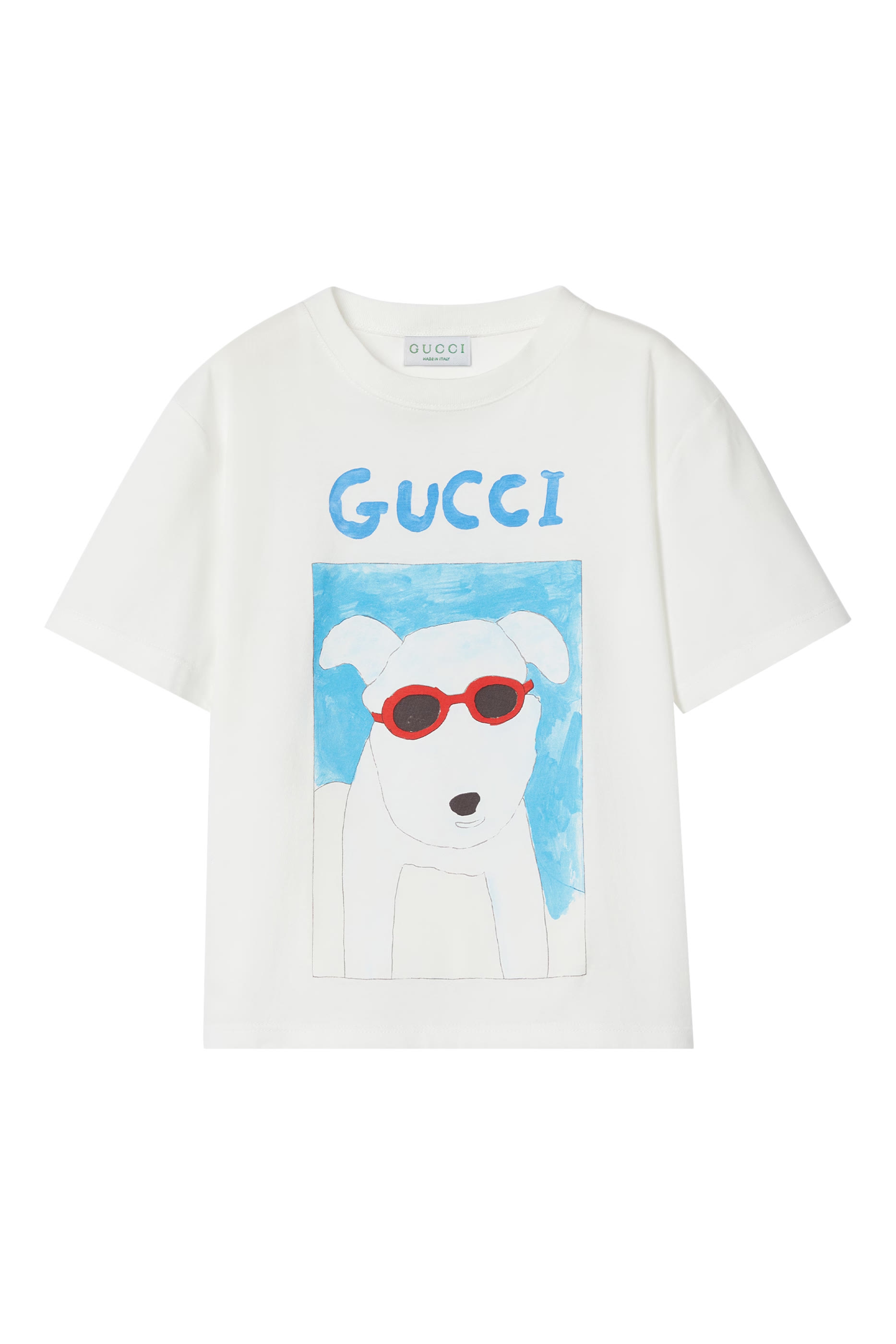 تيشيرت بطبعات قطن جيرسيه للأطفال