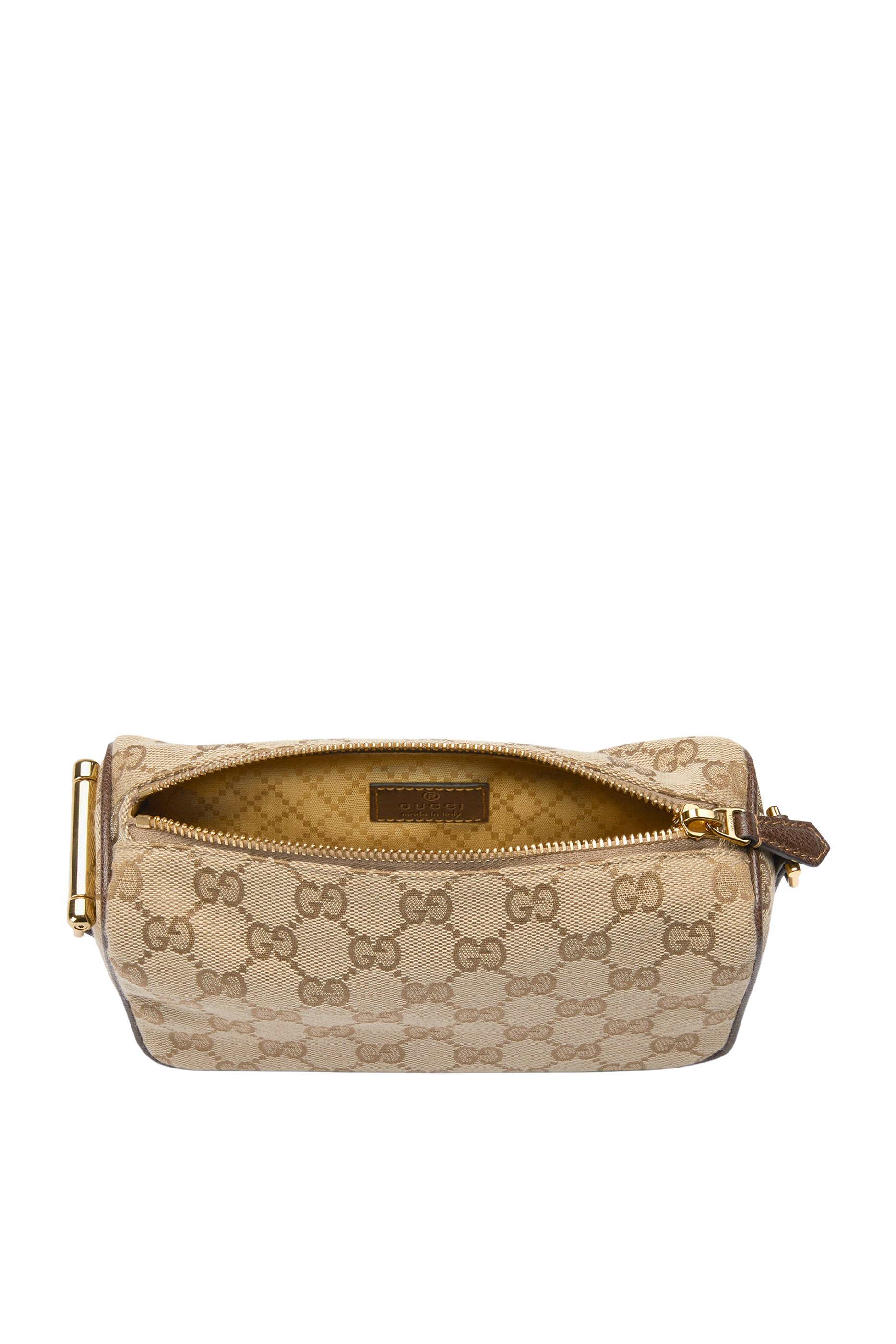 حقيبة صغيرة بحافة بتصميم مقوس وحلية لجام الحصان